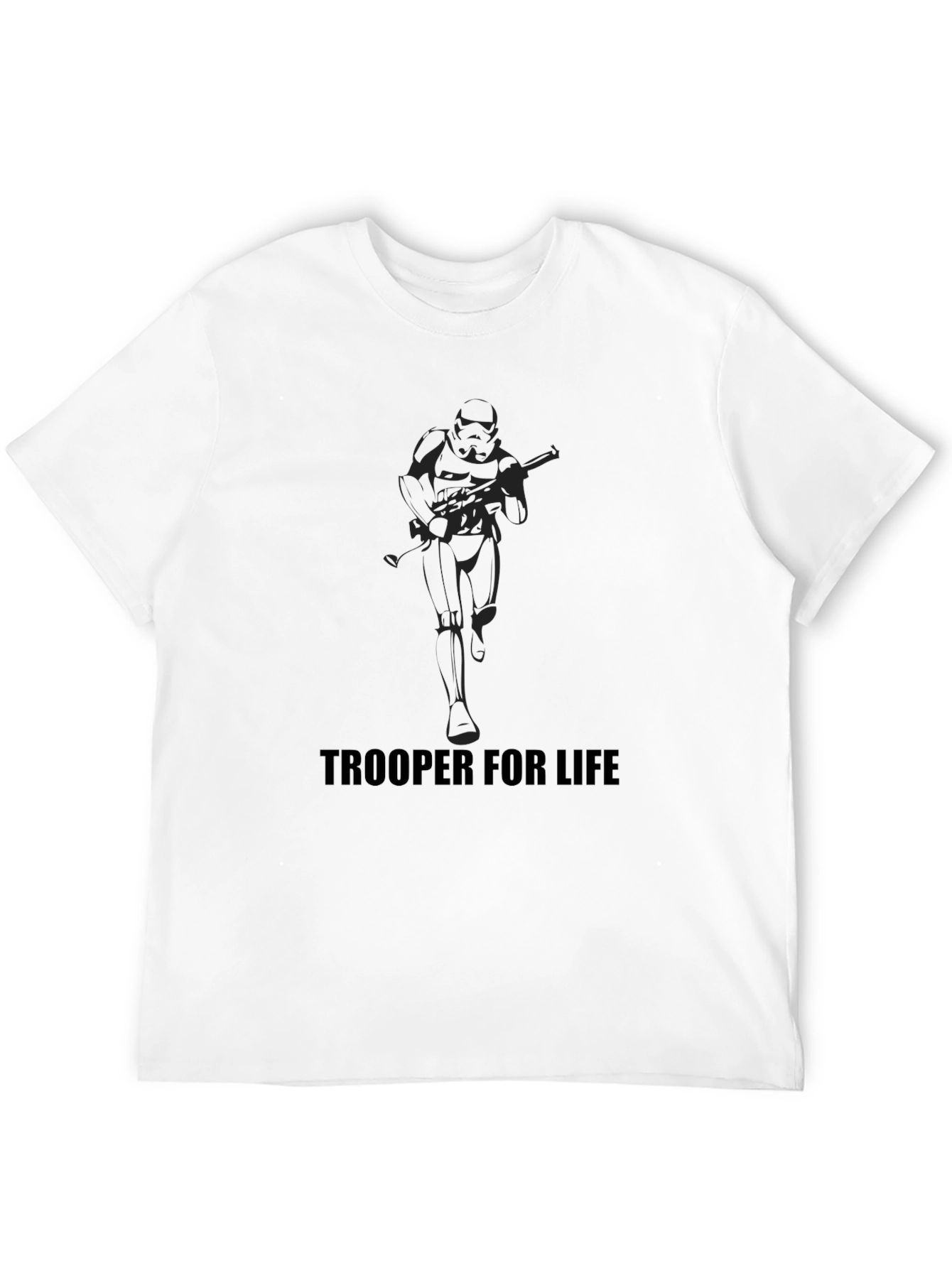 Trooper for Life Black Graphic T-Shirt