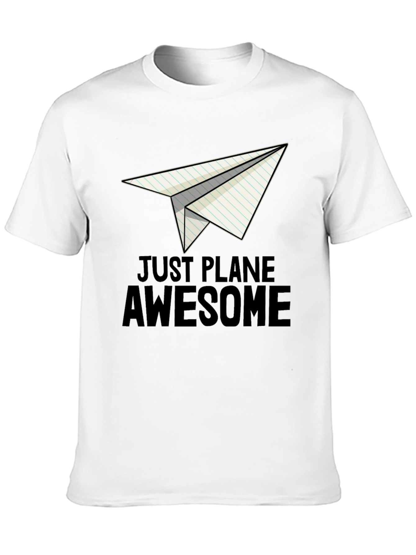 Just Plane Awesome Black T-Shirt