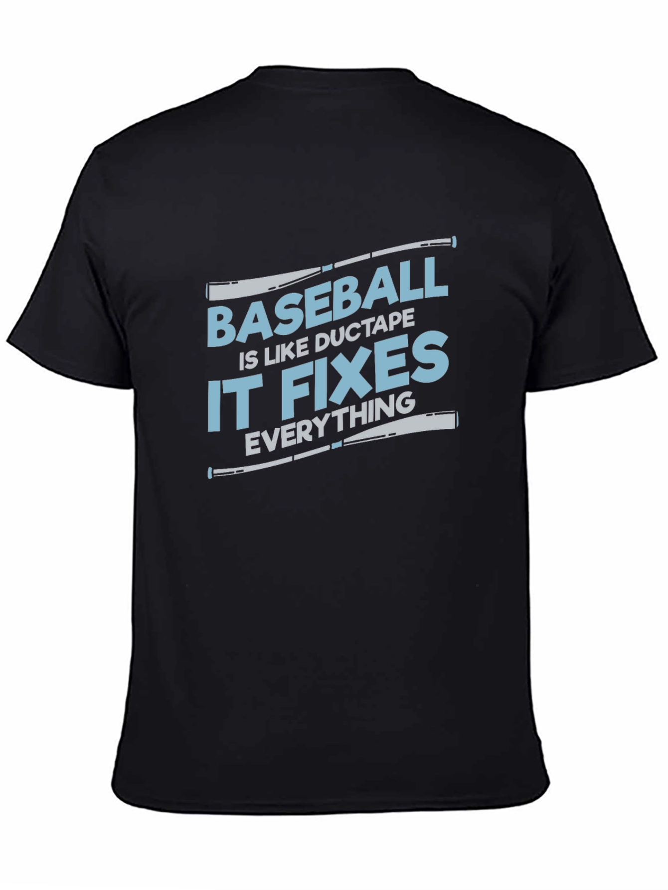 Baseball Duct Tape Fixes Everything T-Shirt