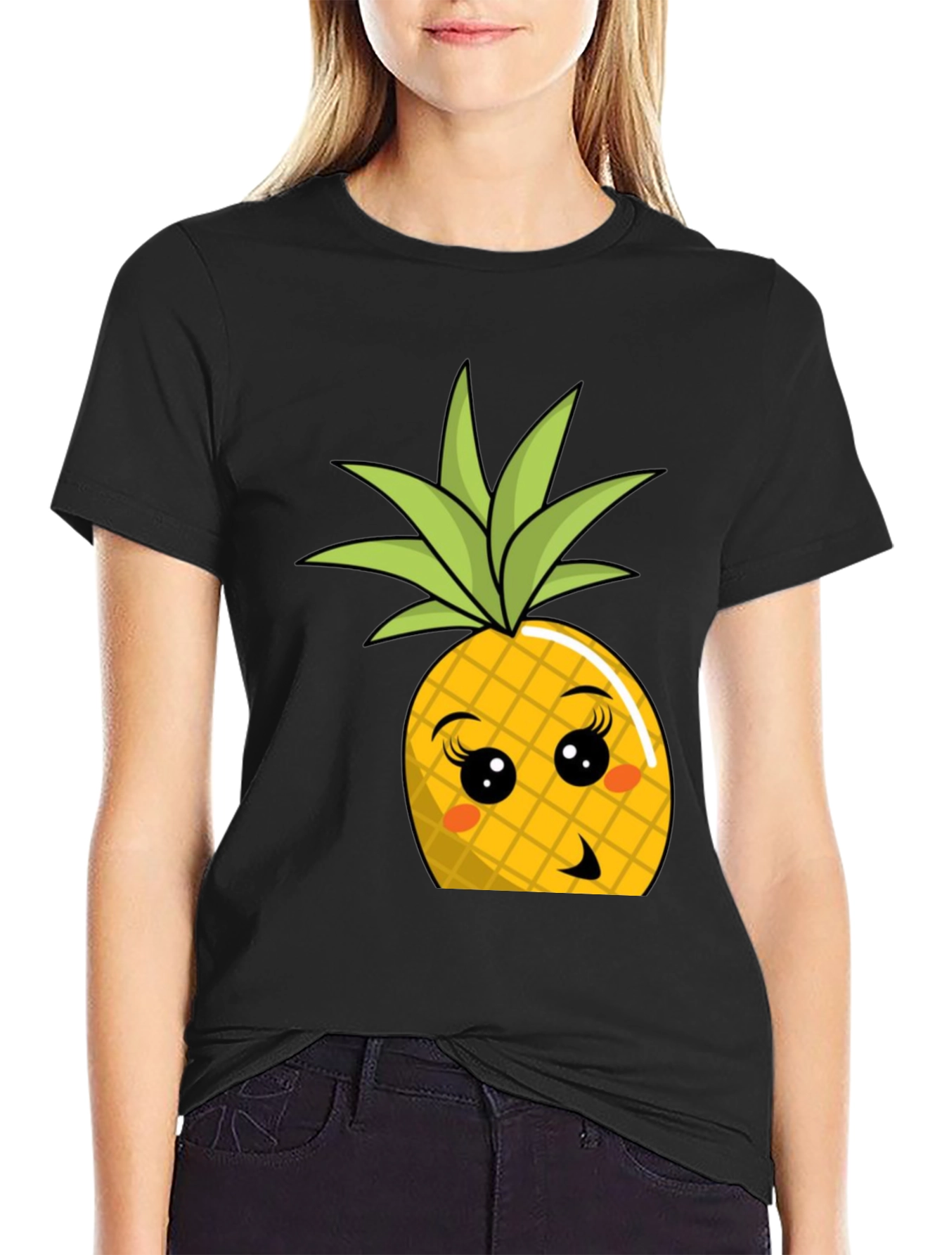 Cute Pineapple Graphic Tee - Trendy Summer Shirt