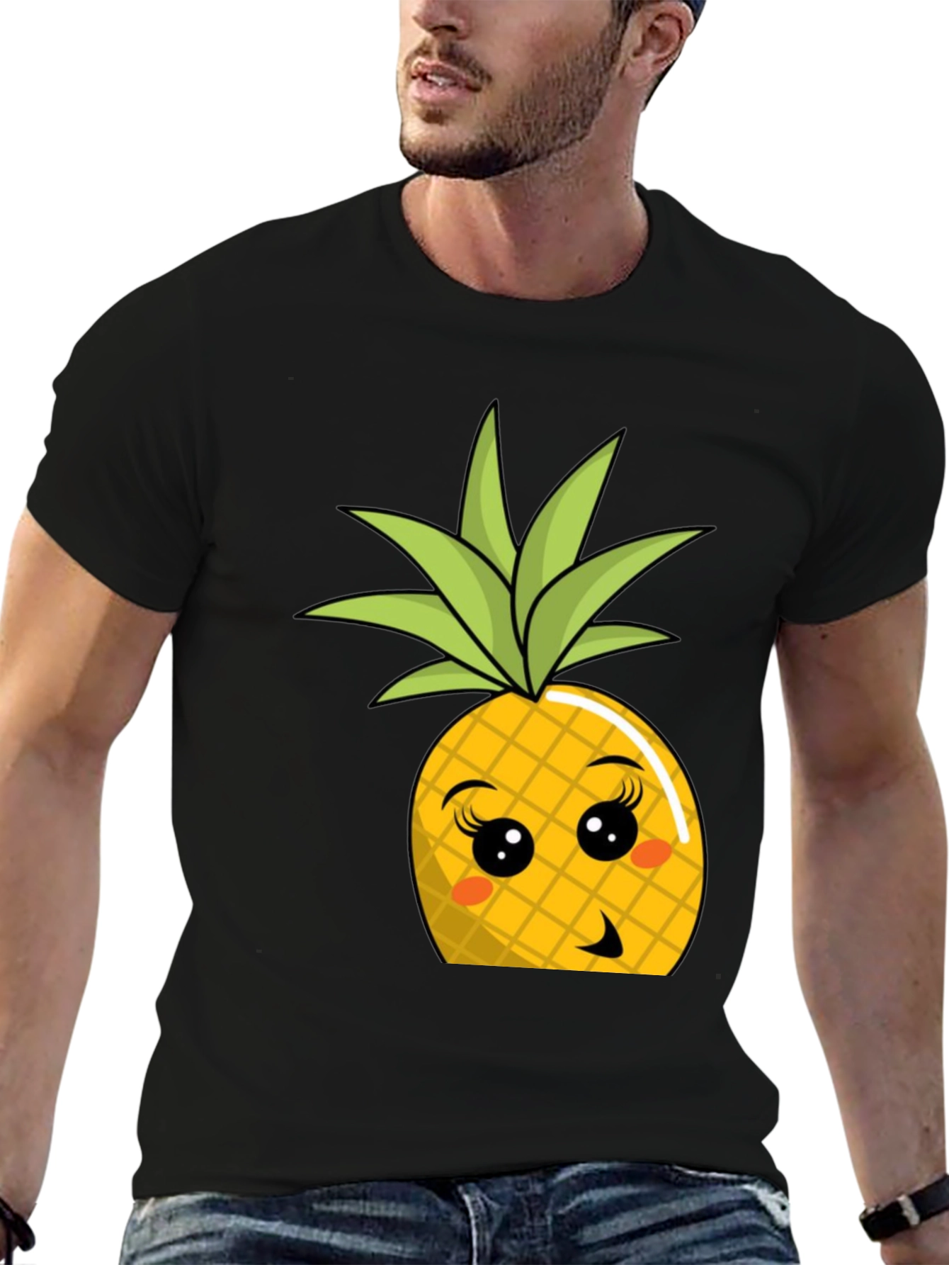 Cute Pineapple Graphic Tee - Trendy Summer Shirt