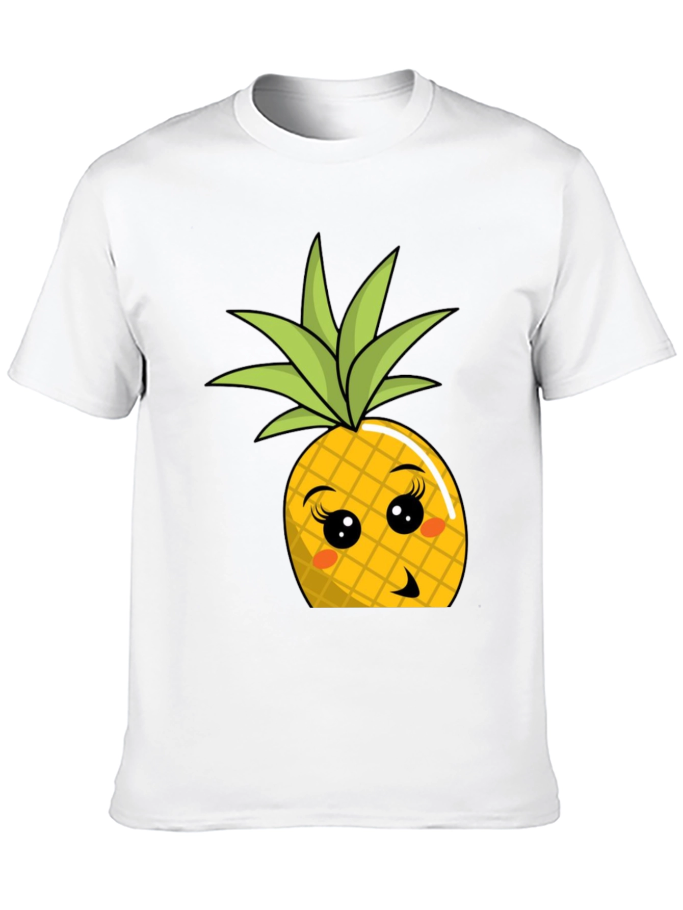 Cute Pineapple Graphic Tee - Trendy Summer Shirt