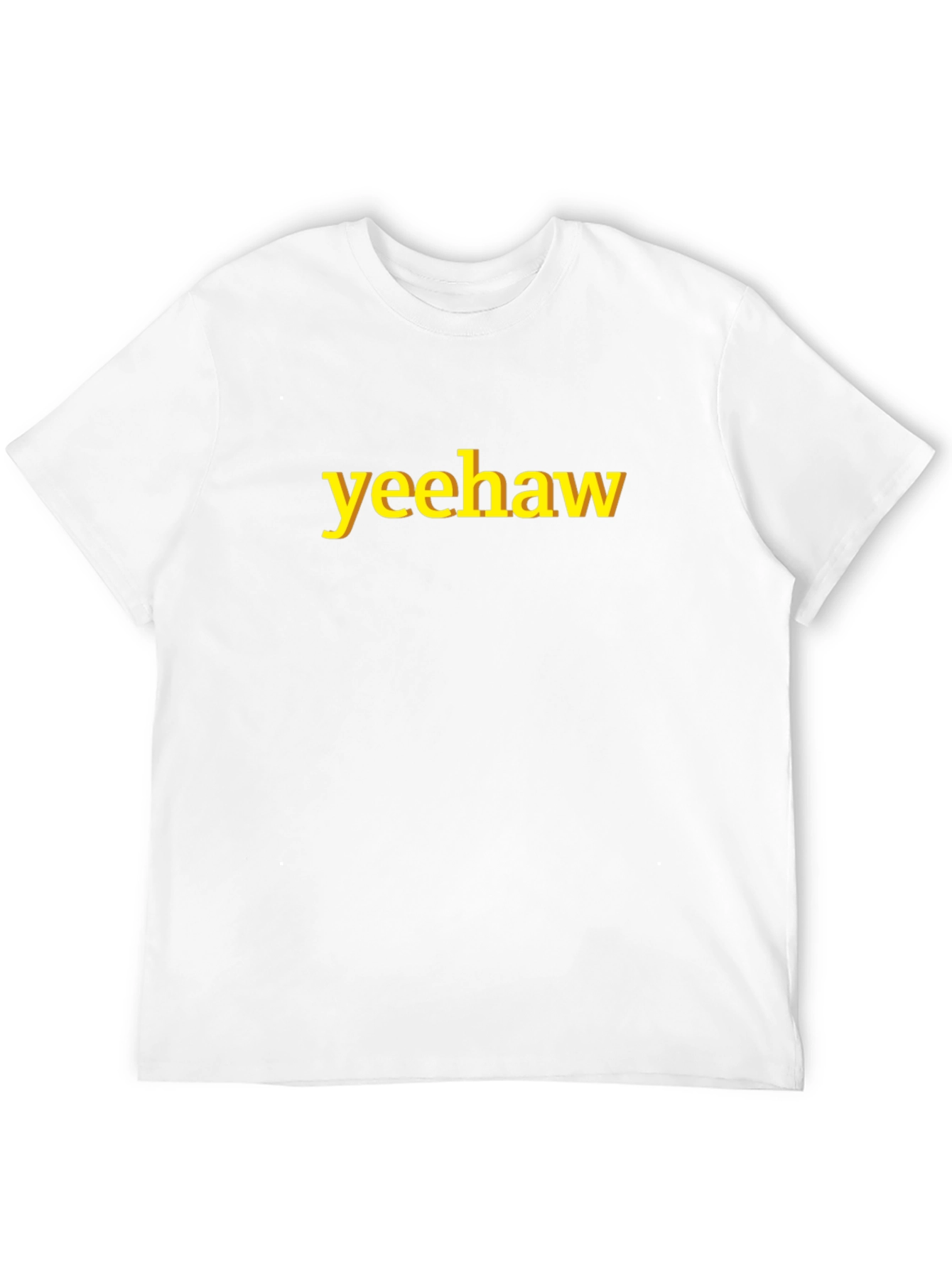 Yeehaw Black Graphic Tee - Casual Comfort