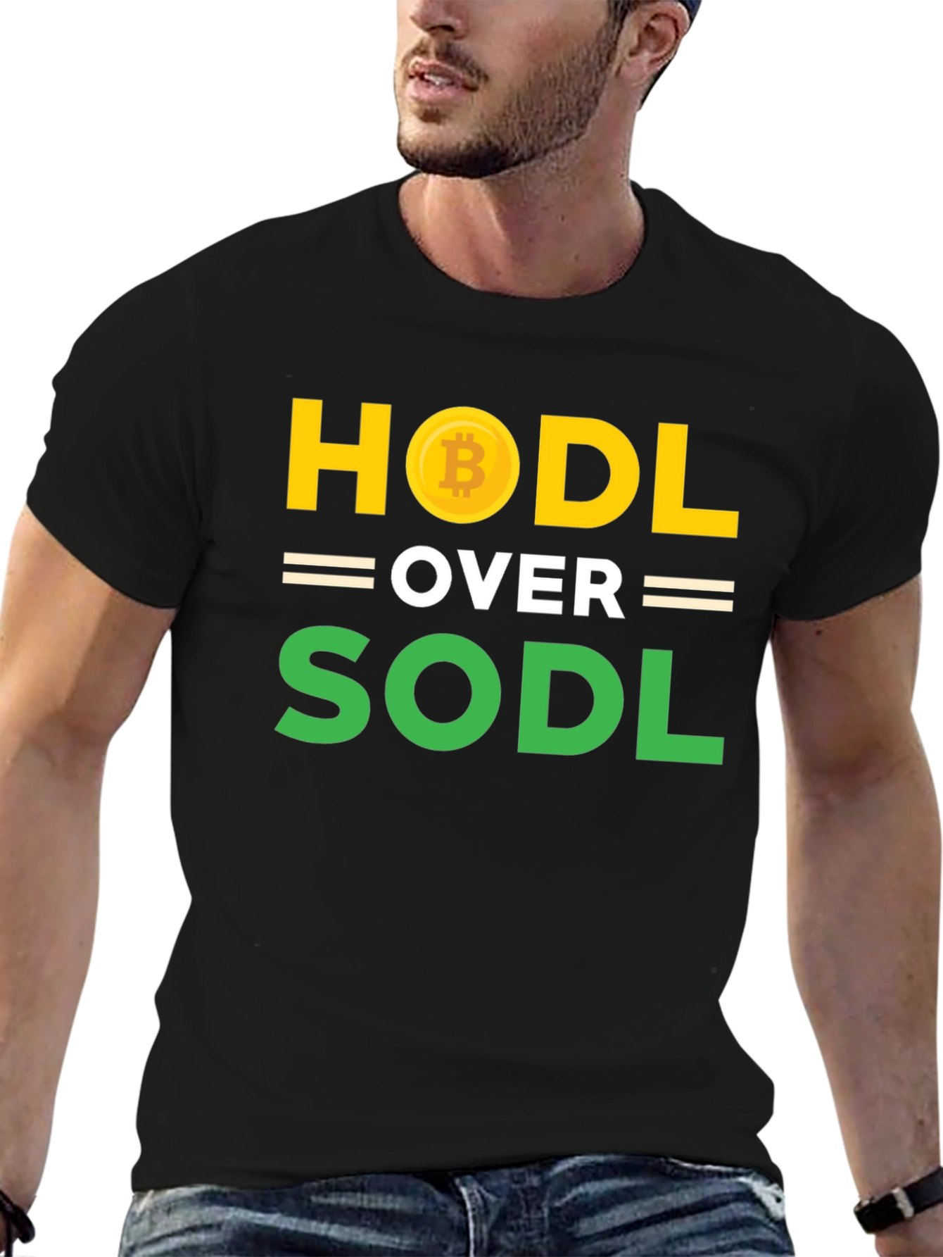 HODL Over SODL Bitcoin Crypto T-Shirt