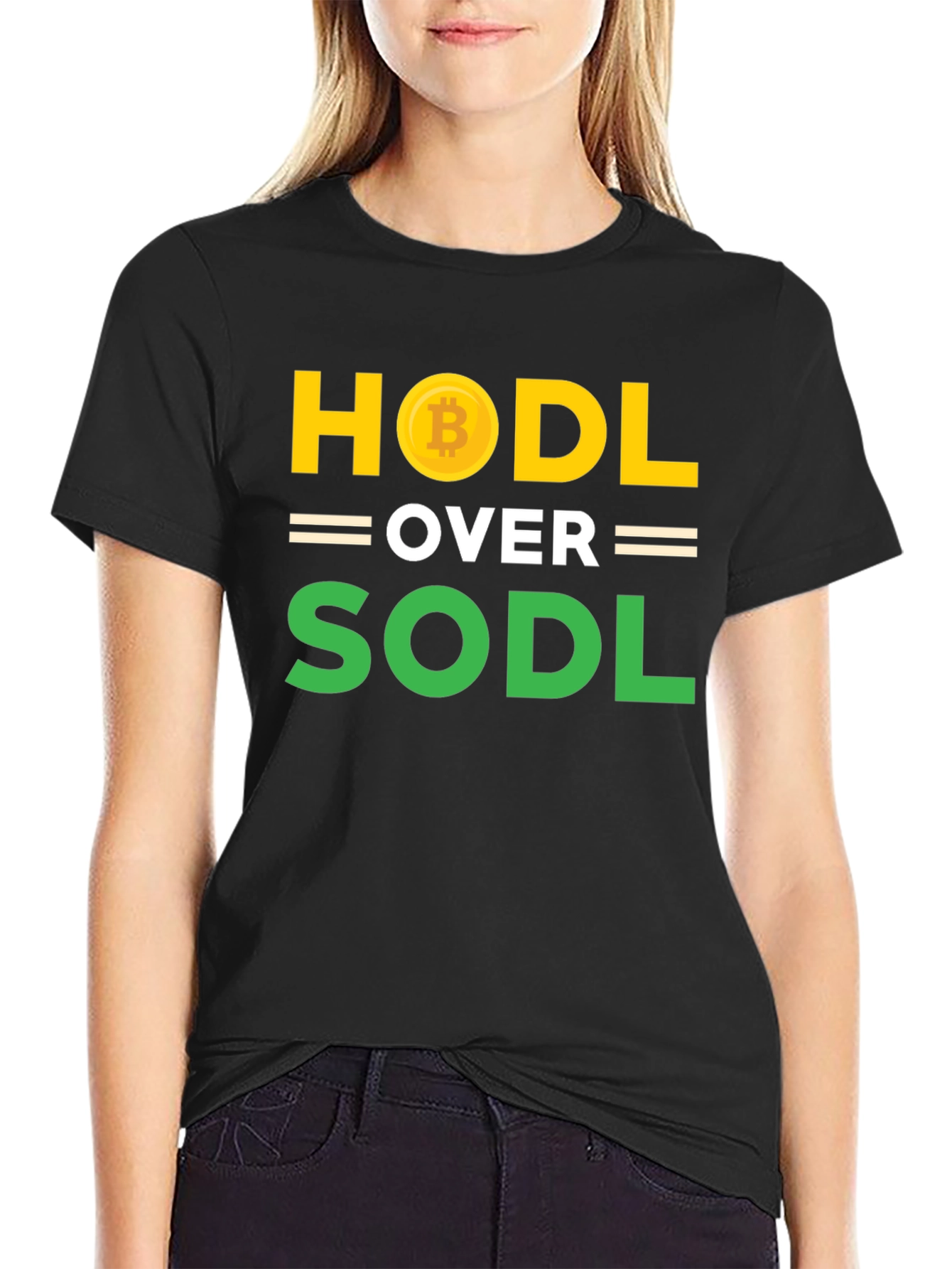 HODL Over SODL Bitcoin Crypto T-Shirt