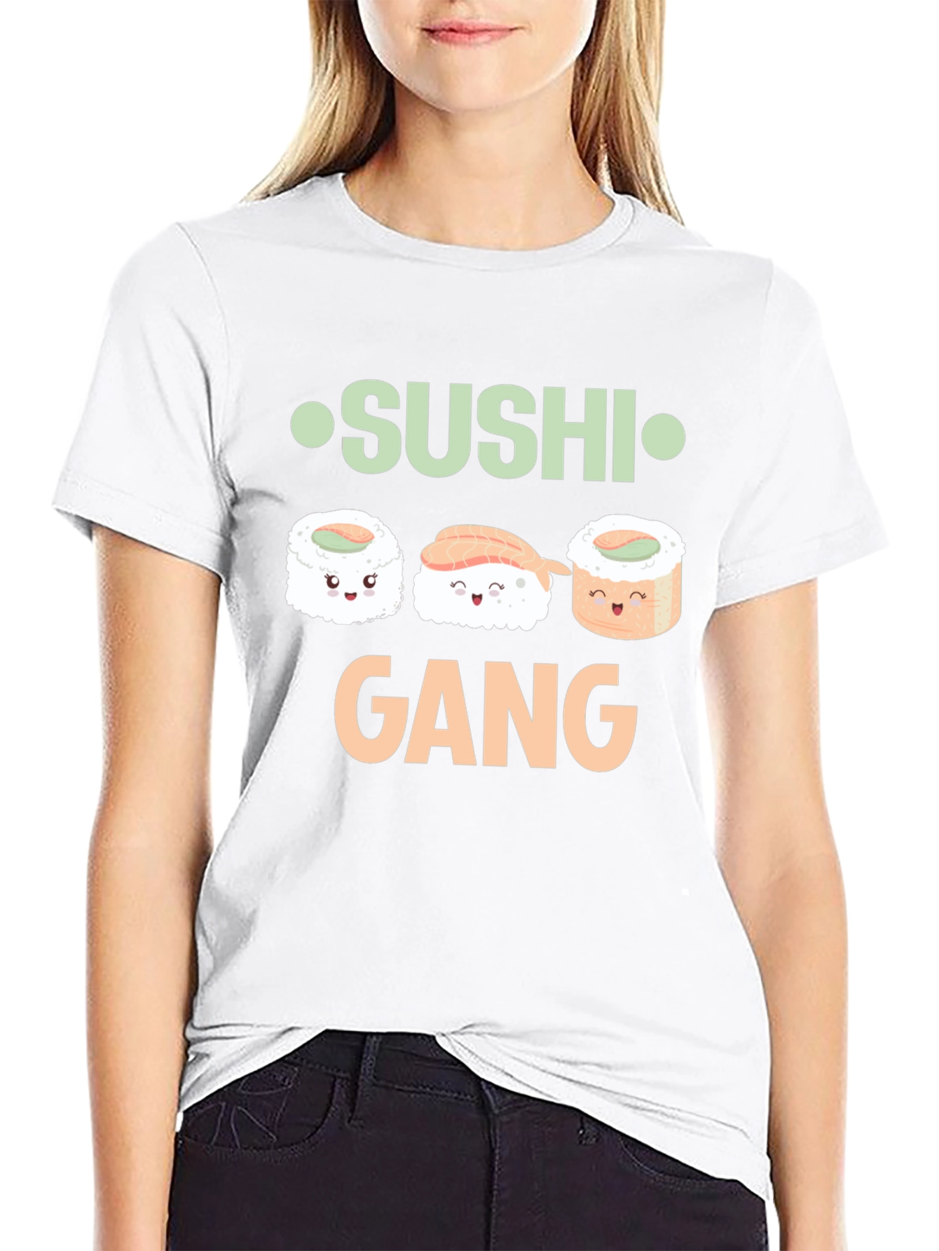 Sushi Gang Graphic T-Shirt - Cute Kawaii Style
