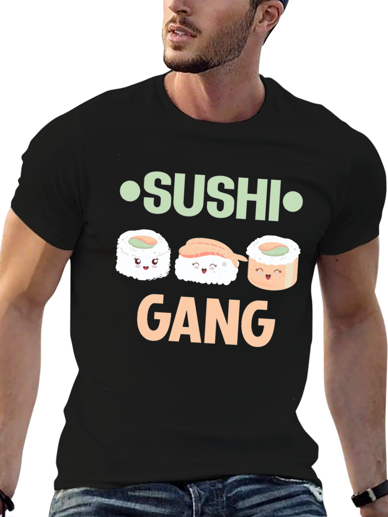 Sushi Gang Graphic T-Shirt - Cute Kawaii Style