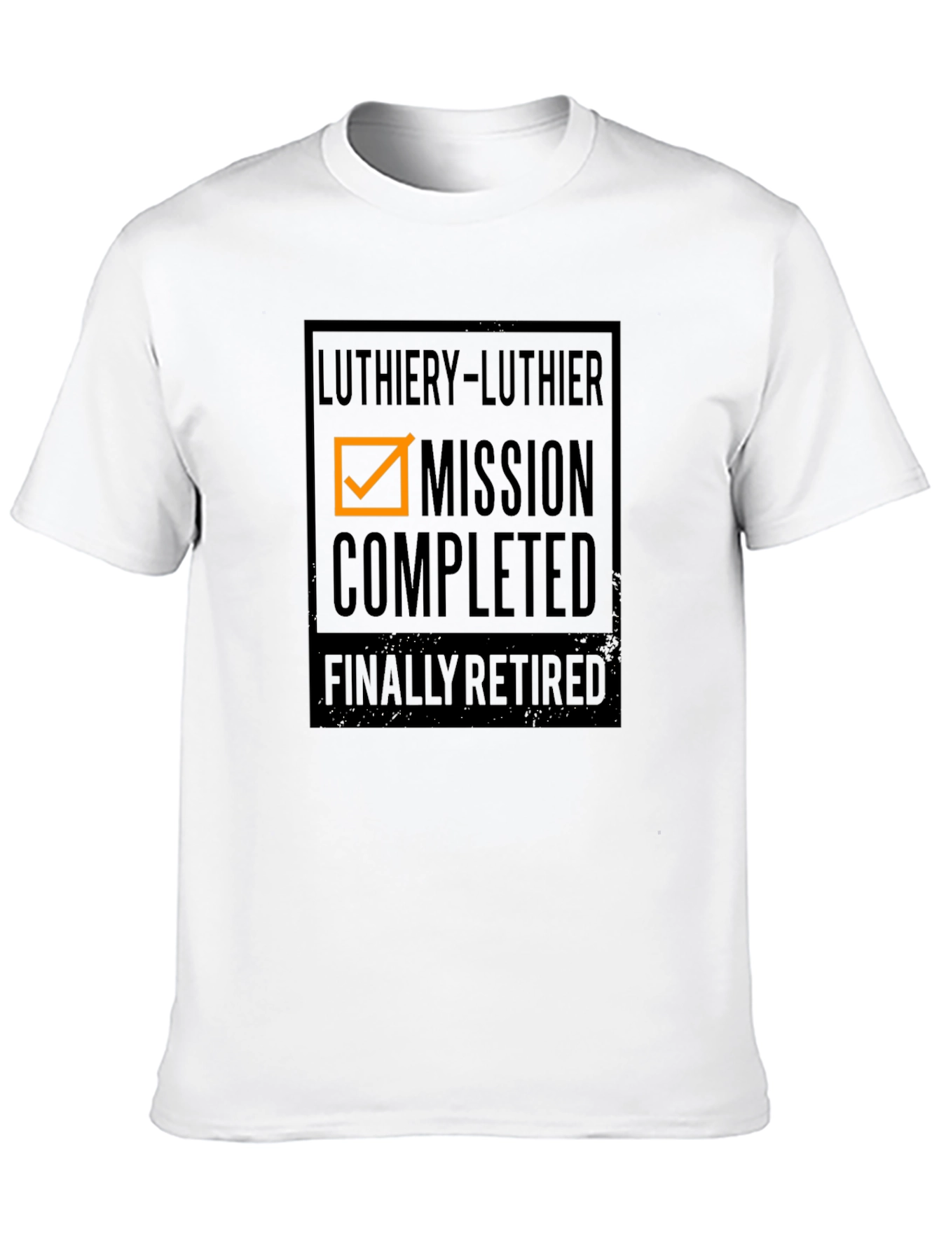 Luthiery Mission Completed Retired Graphic T-Shirt