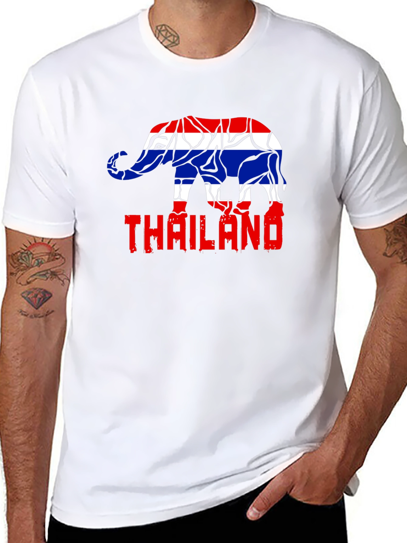 Thailand Elephant Flag T-Shirt