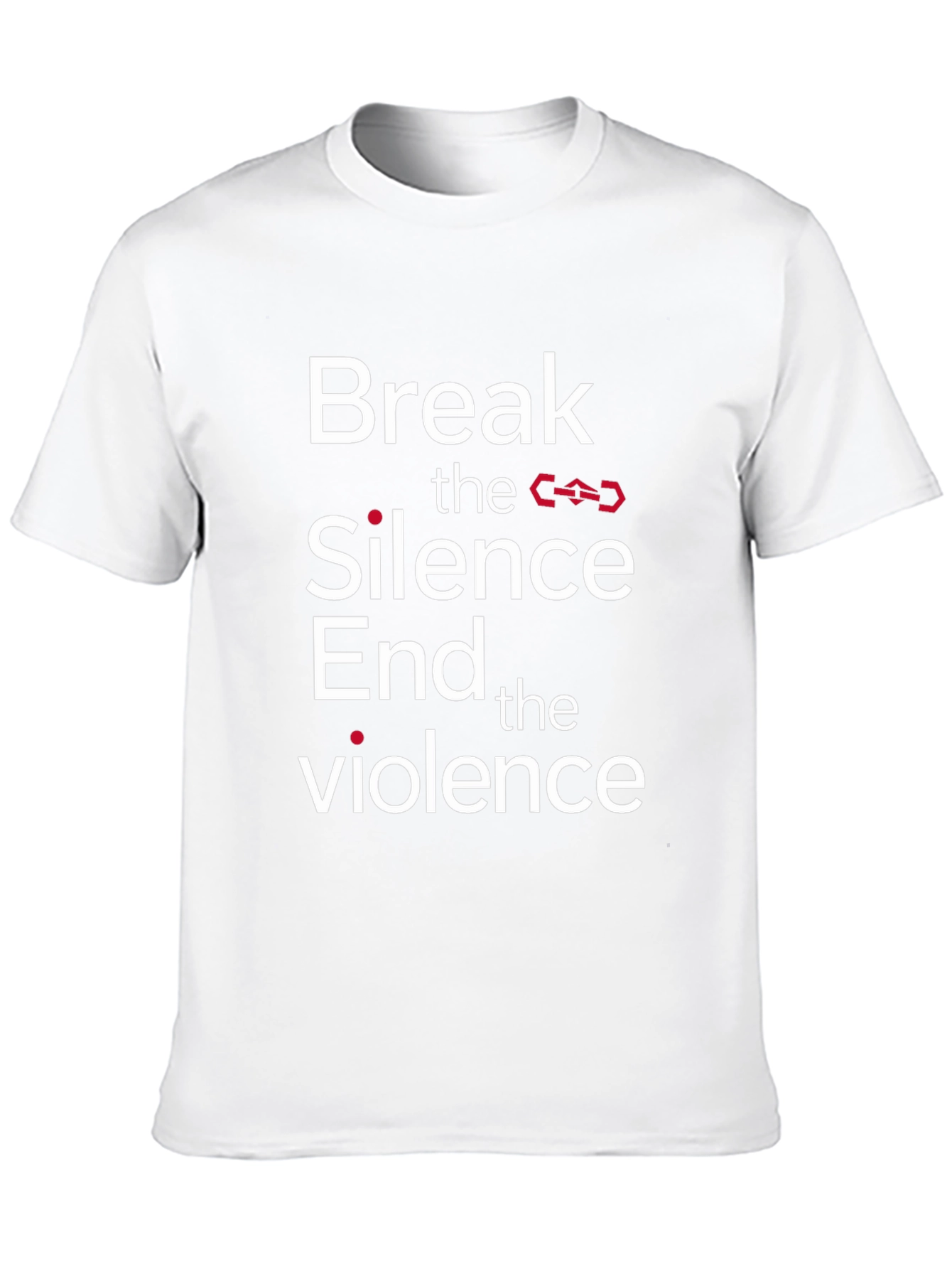 Break the Silence End the Violence Black T-Shirt