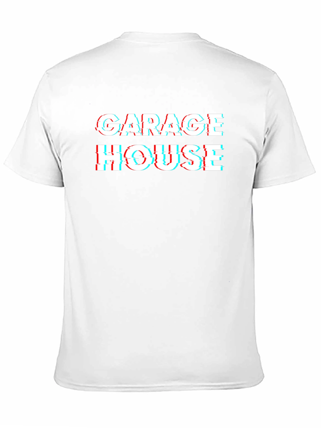 Garage House Glitch T-Shirt - Mens Black Tee