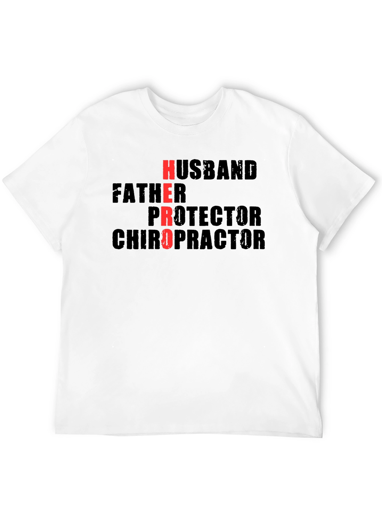Husband Father Hero Chiropractor T-Shirt