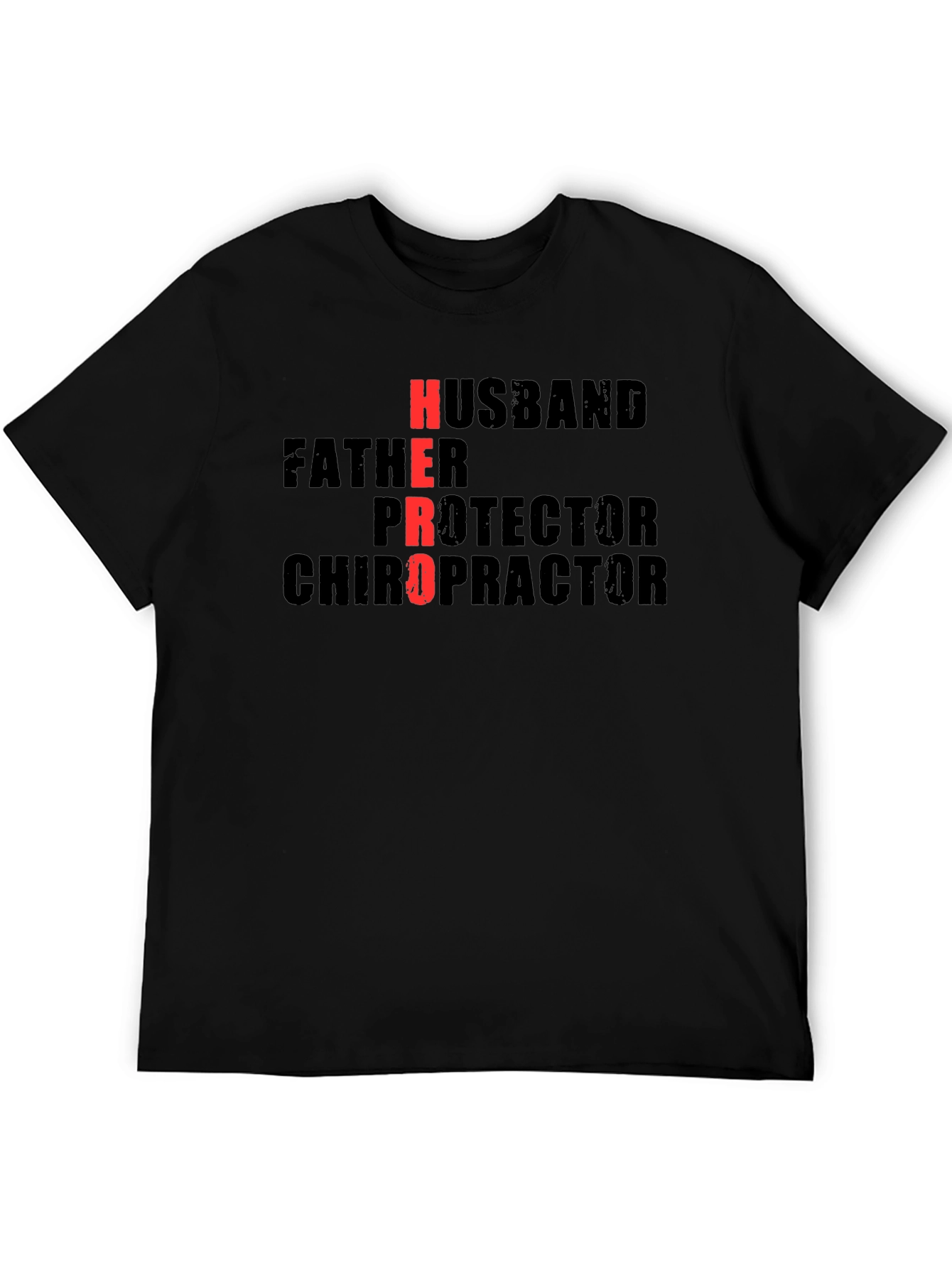 Husband Father Hero Chiropractor T-Shirt