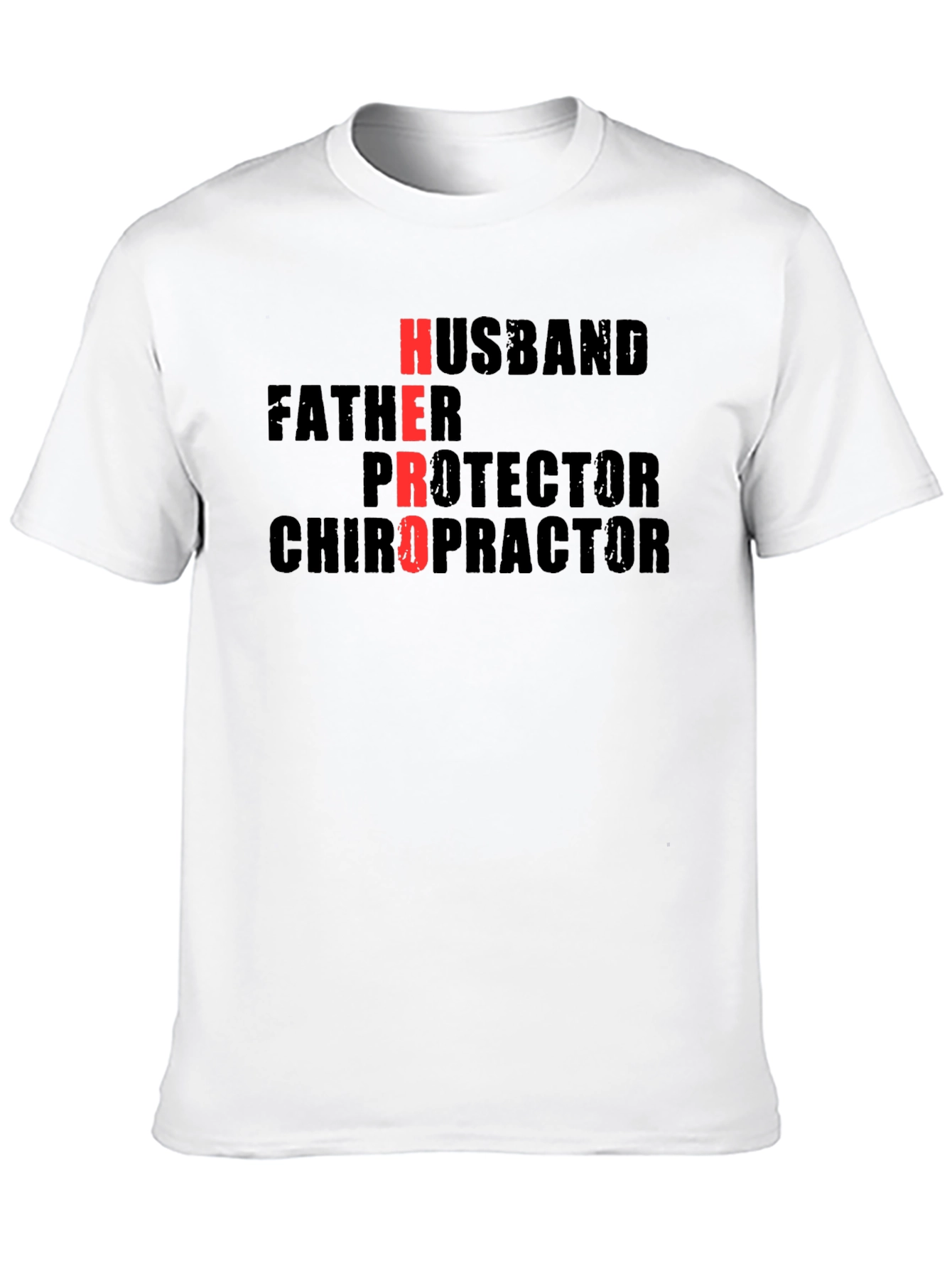 Husband Father Hero Chiropractor T-Shirt
