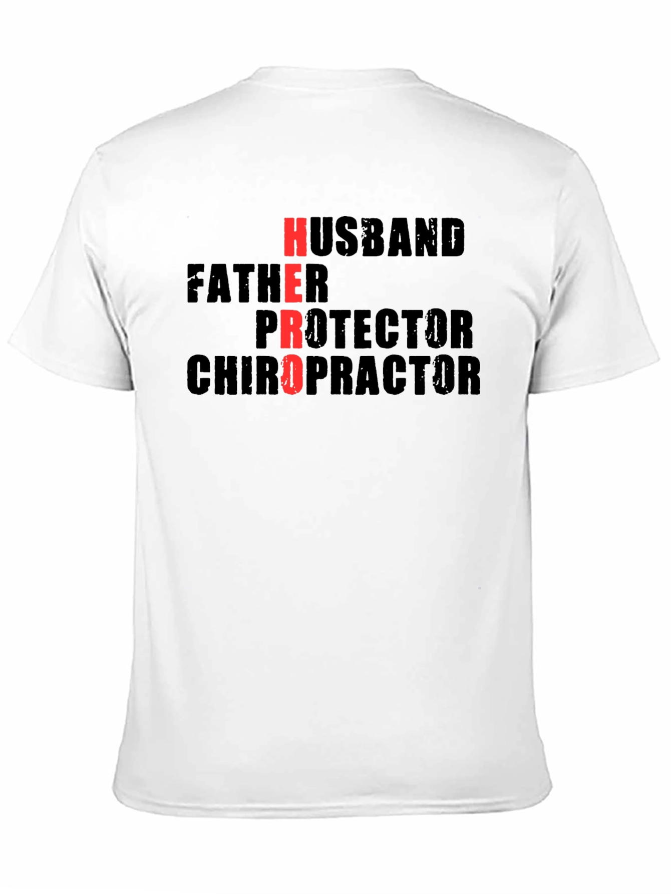 Husband Father Hero Chiropractor T-Shirt