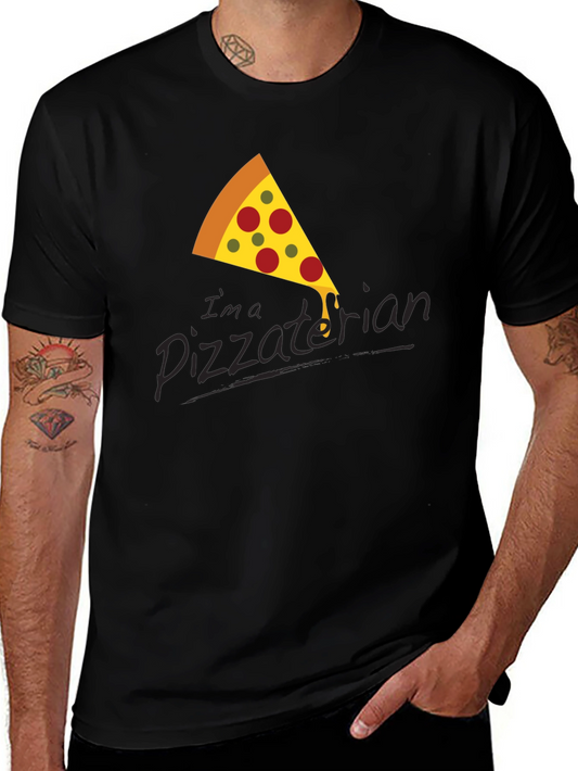 Pizza Lover T-Shirt - Im a Pizzaterian Graphic Tee