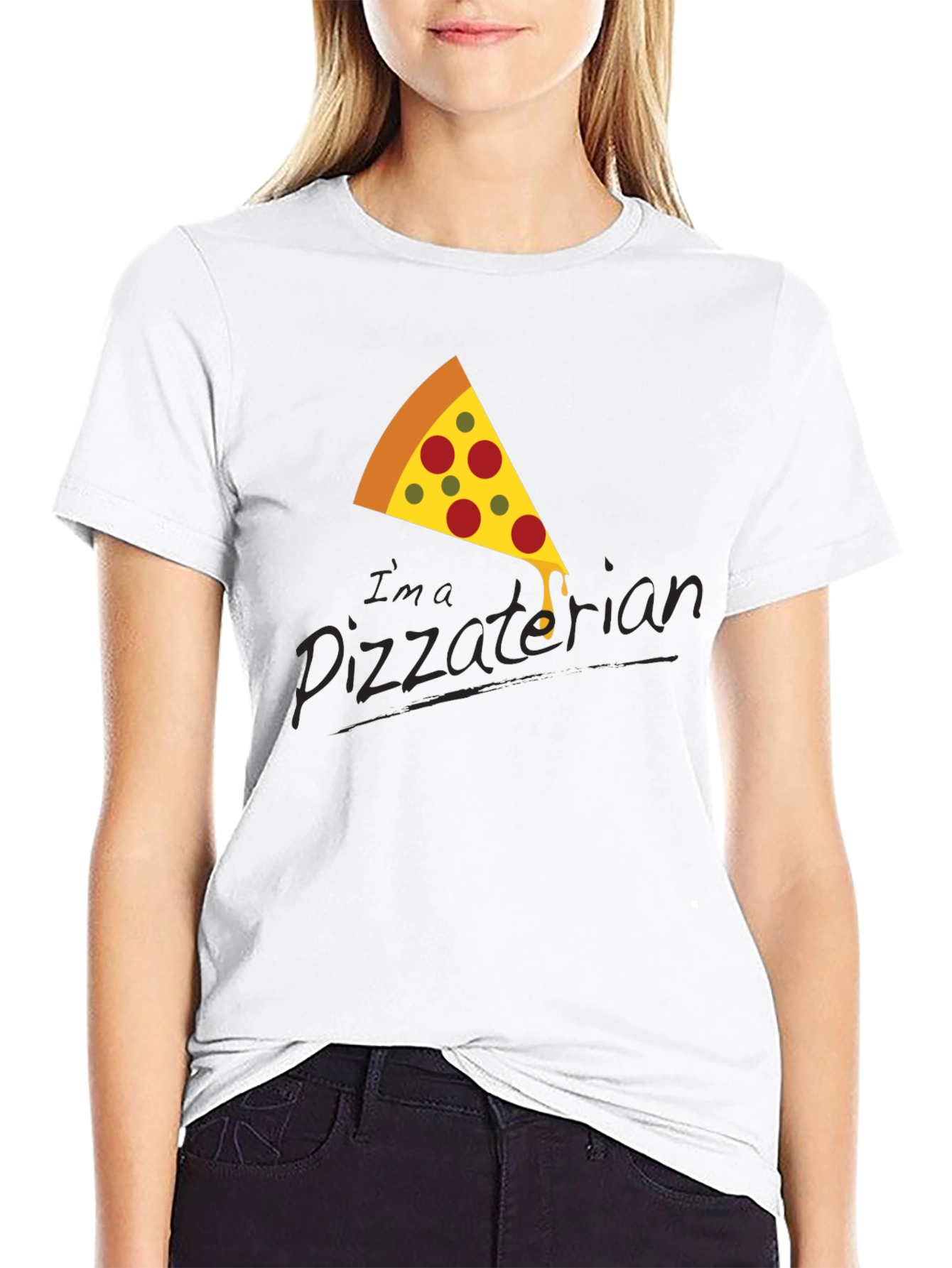 Pizza Lover T-Shirt - Im a Pizzaterian Graphic Tee