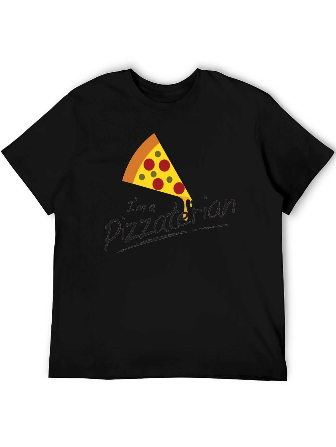 Pizza Lover T-Shirt - Im a Pizzaterian Graphic Tee