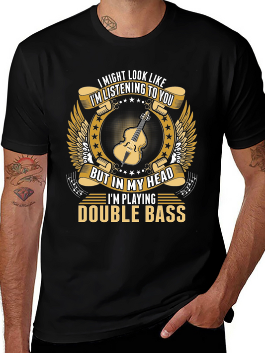 Double Bass Player T-Shirt - Music Lover Tee