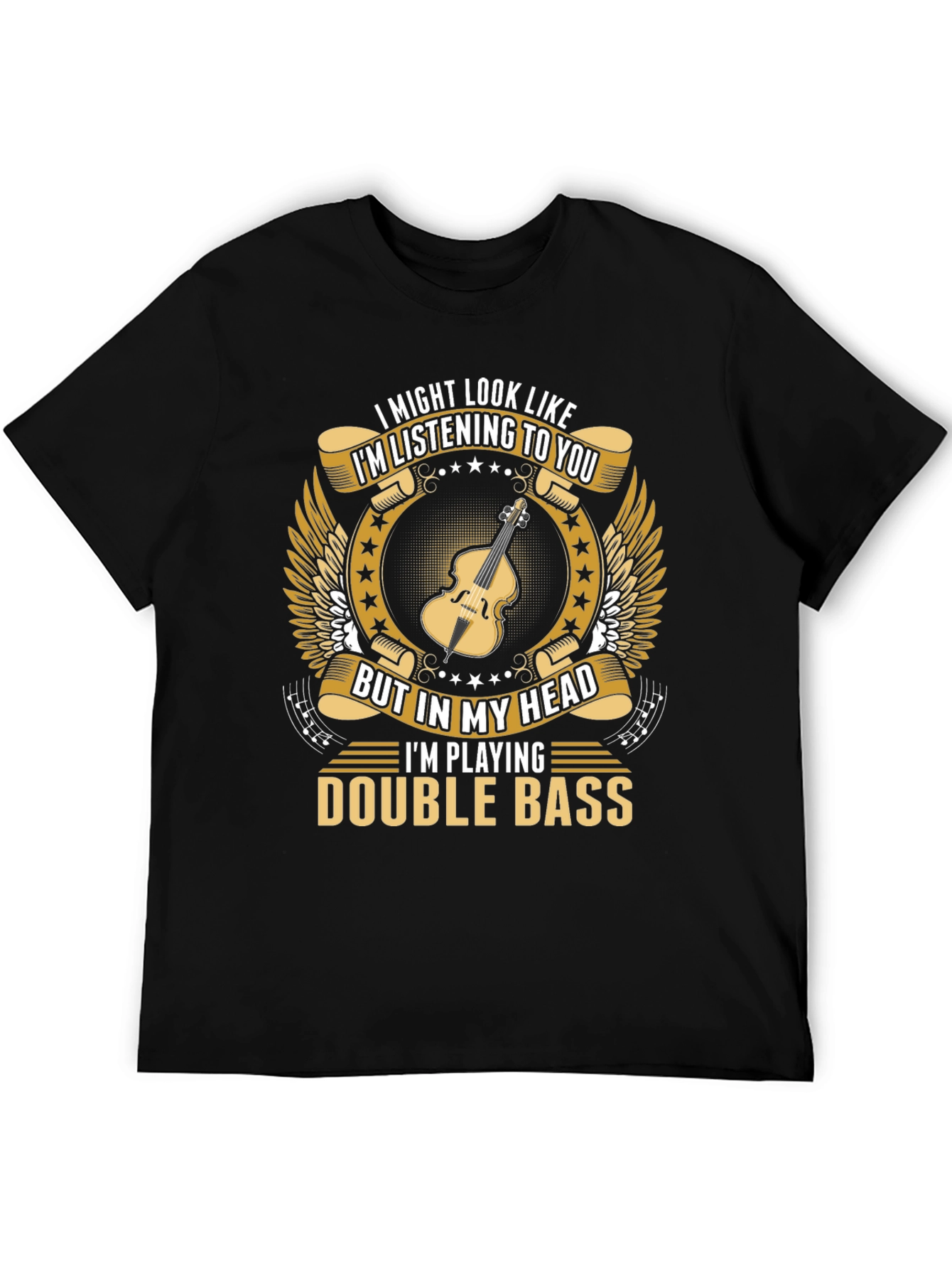 Double Bass Player T-Shirt - Music Lover Tee