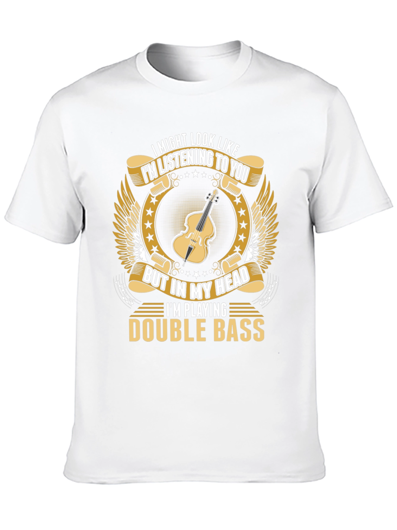 Double Bass Player T-Shirt - Music Lover Tee