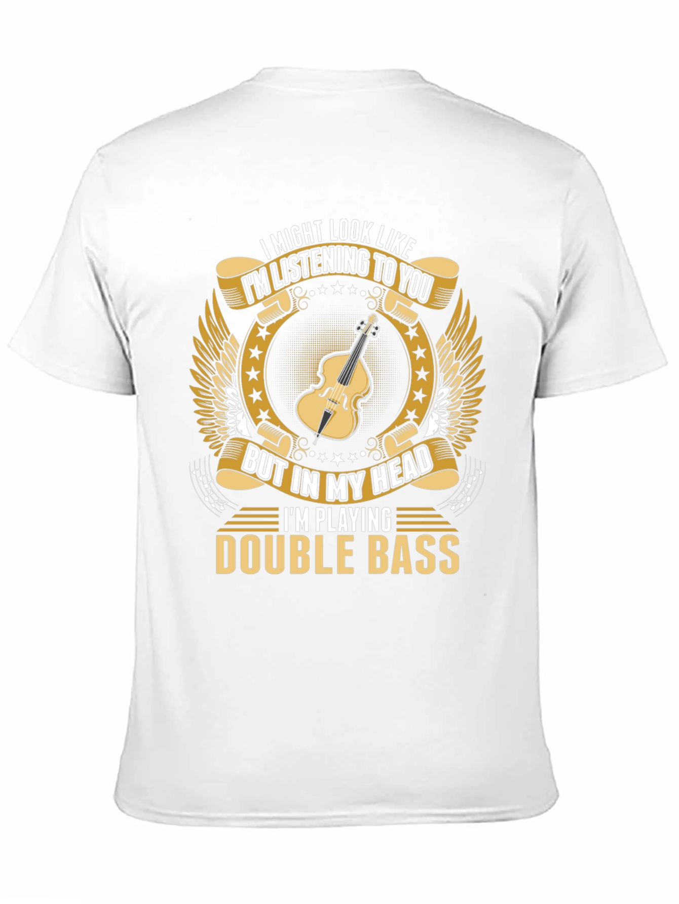 Double Bass Player T-Shirt - Music Lover Tee