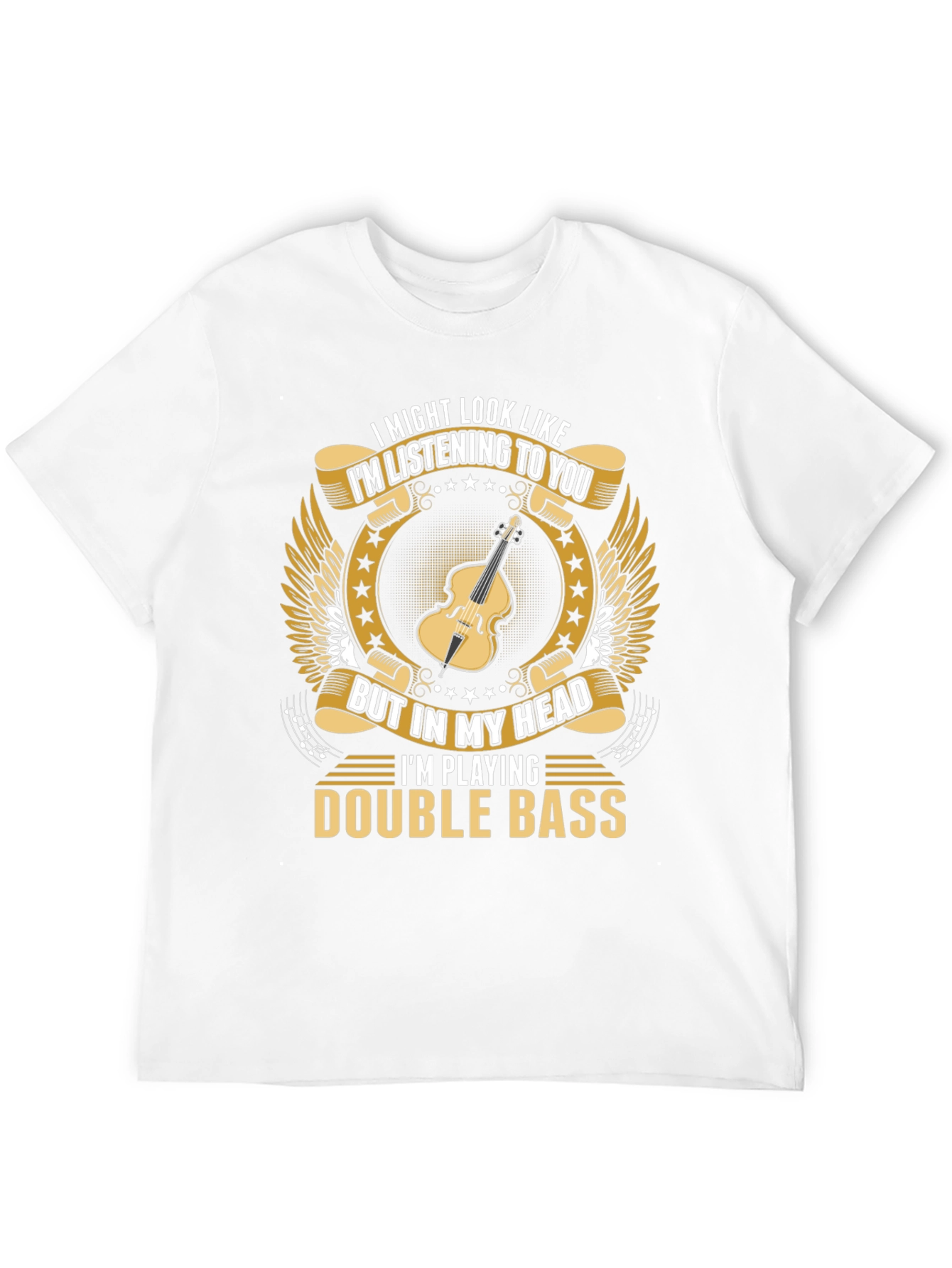 Double Bass Player T-Shirt - Music Lover Tee
