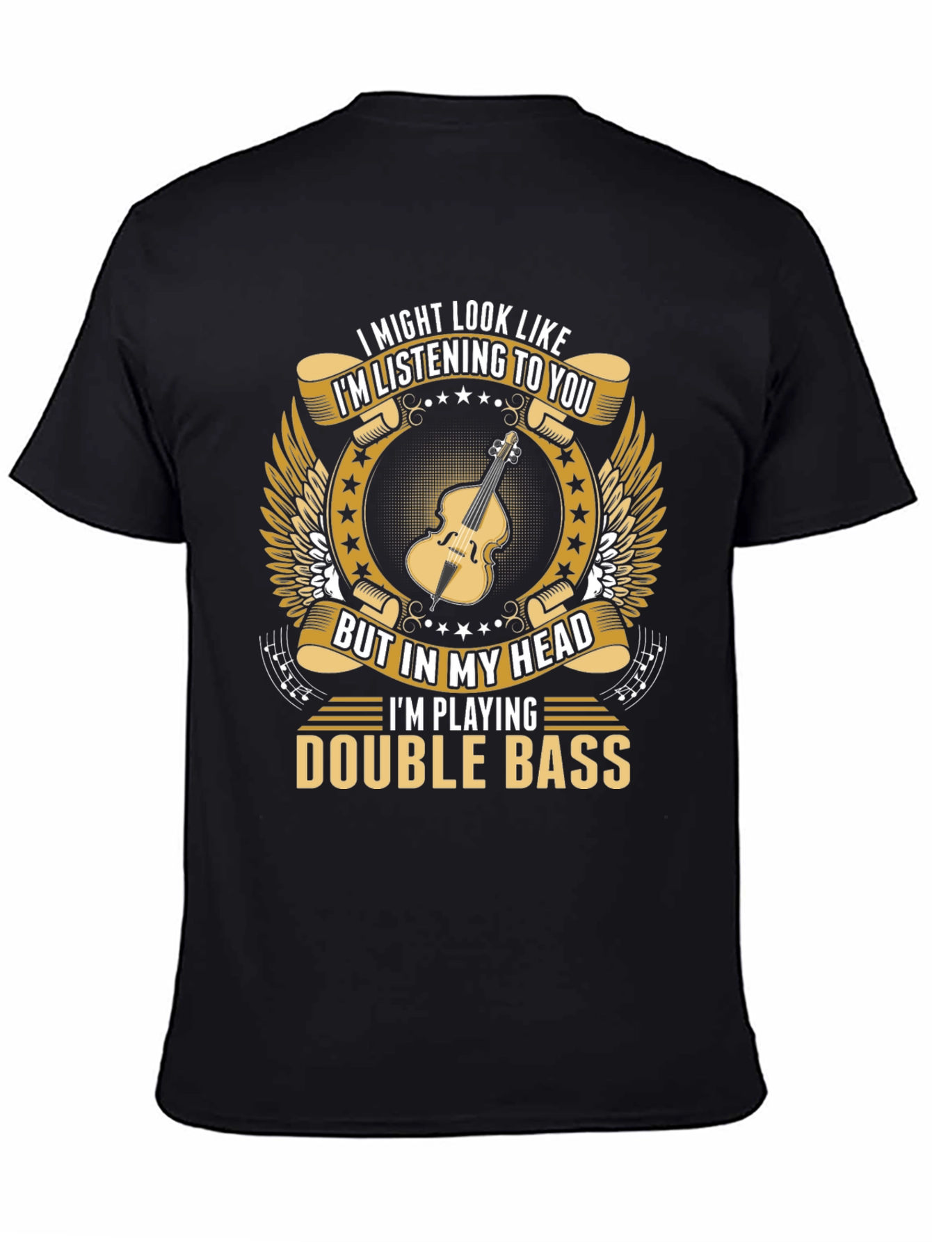 Double Bass Player T-Shirt - Music Lover Tee