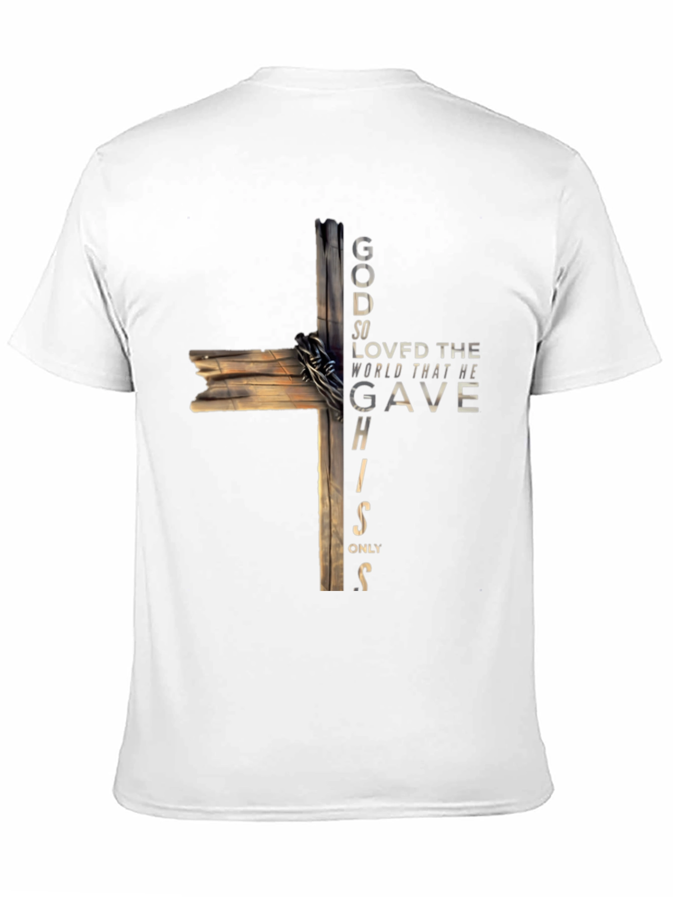 Faith-Inspired Cross Graphic T-Shirt