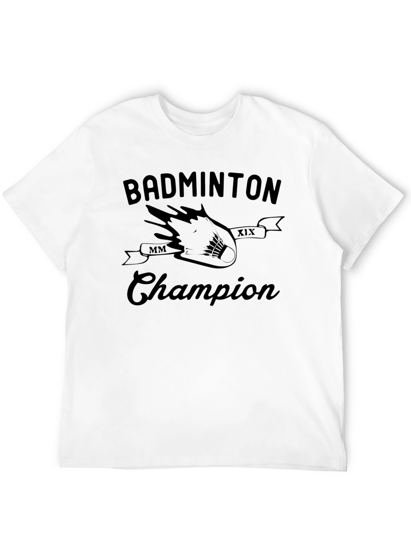 Badminton Champion Graphic T-Shirt