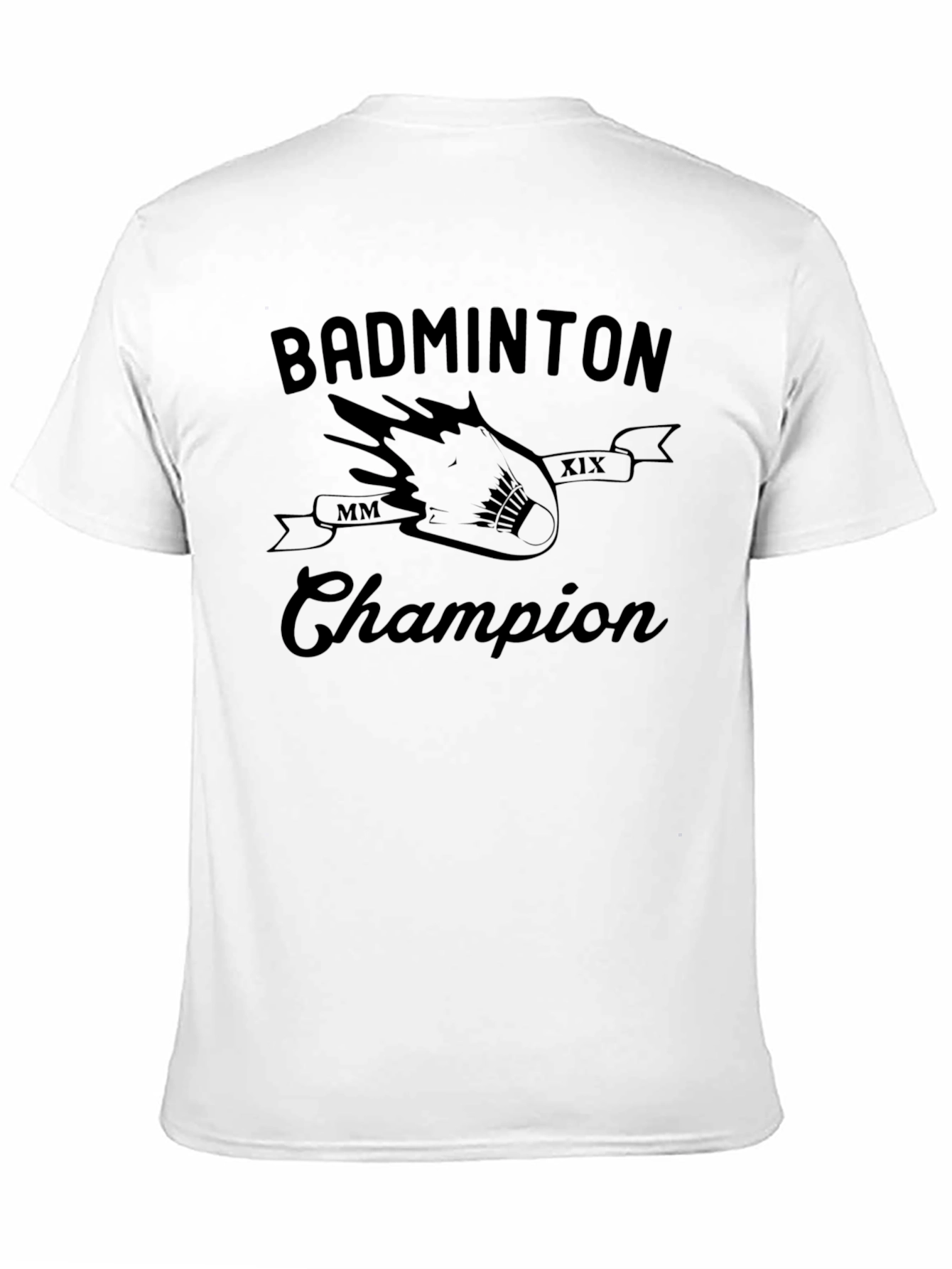 Badminton Champion Graphic T-Shirt
