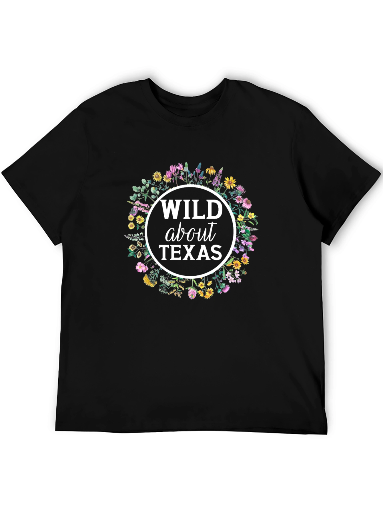 Wild About Texas Graphic Tee - Black