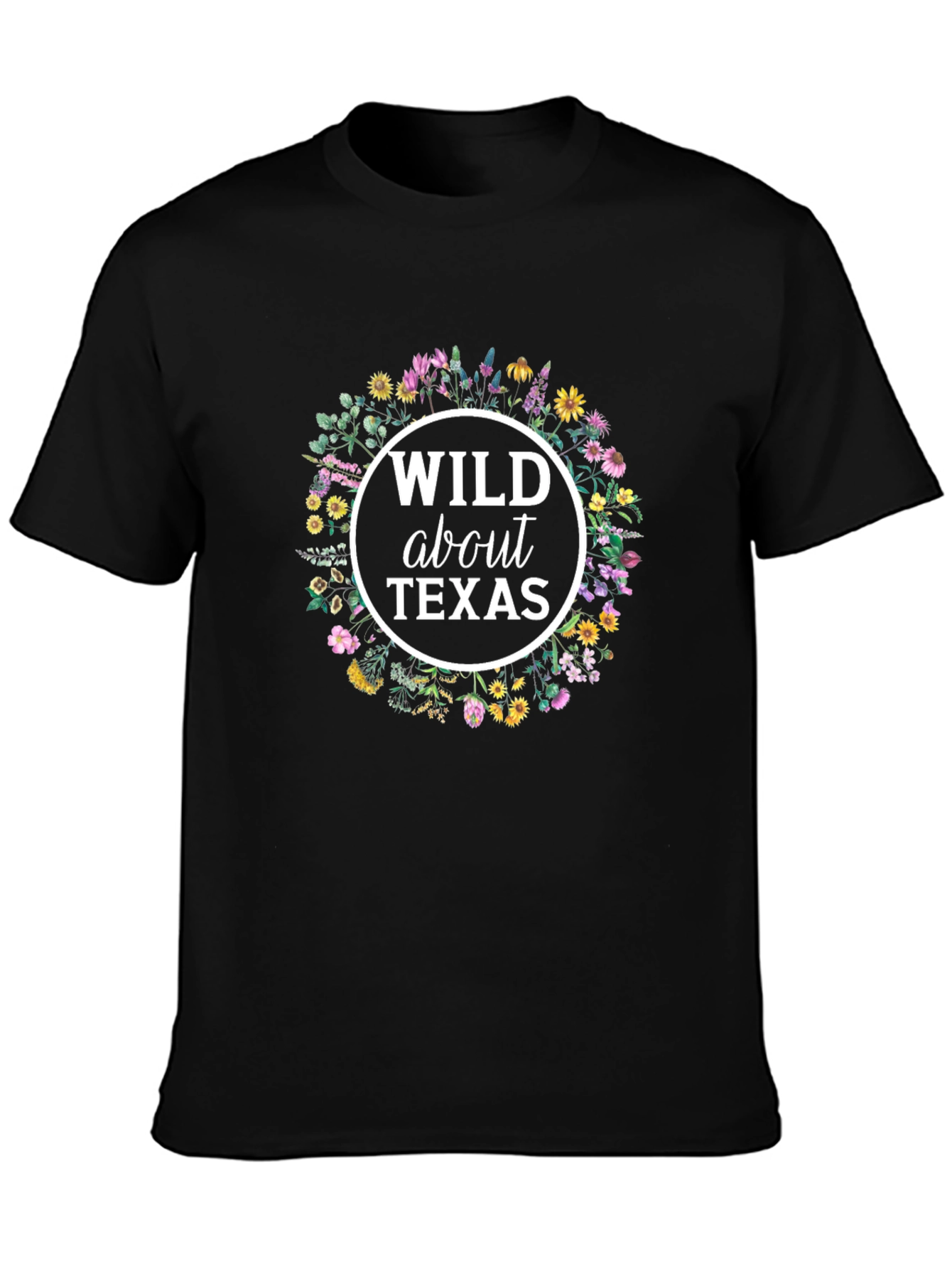 Wild About Texas Graphic Tee - Black