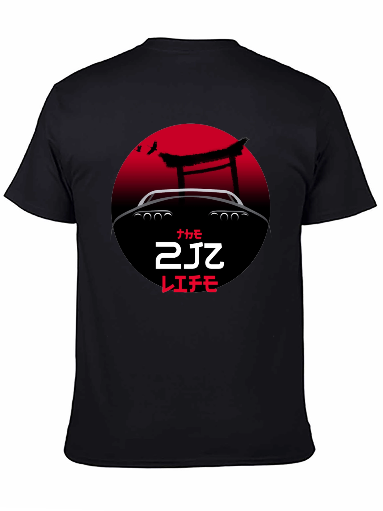 2JZ Car Graphic Tee - Japanese Automotive Culture T-Shirt