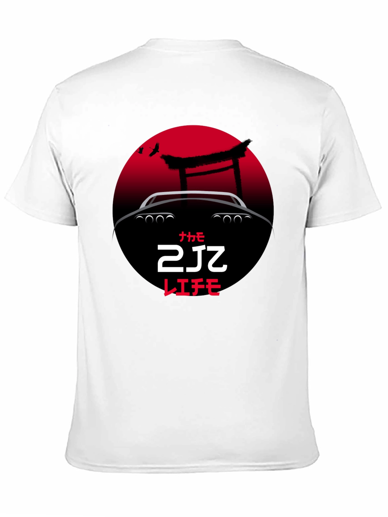 2JZ Car Graphic Tee - Japanese Automotive Culture T-Shirt