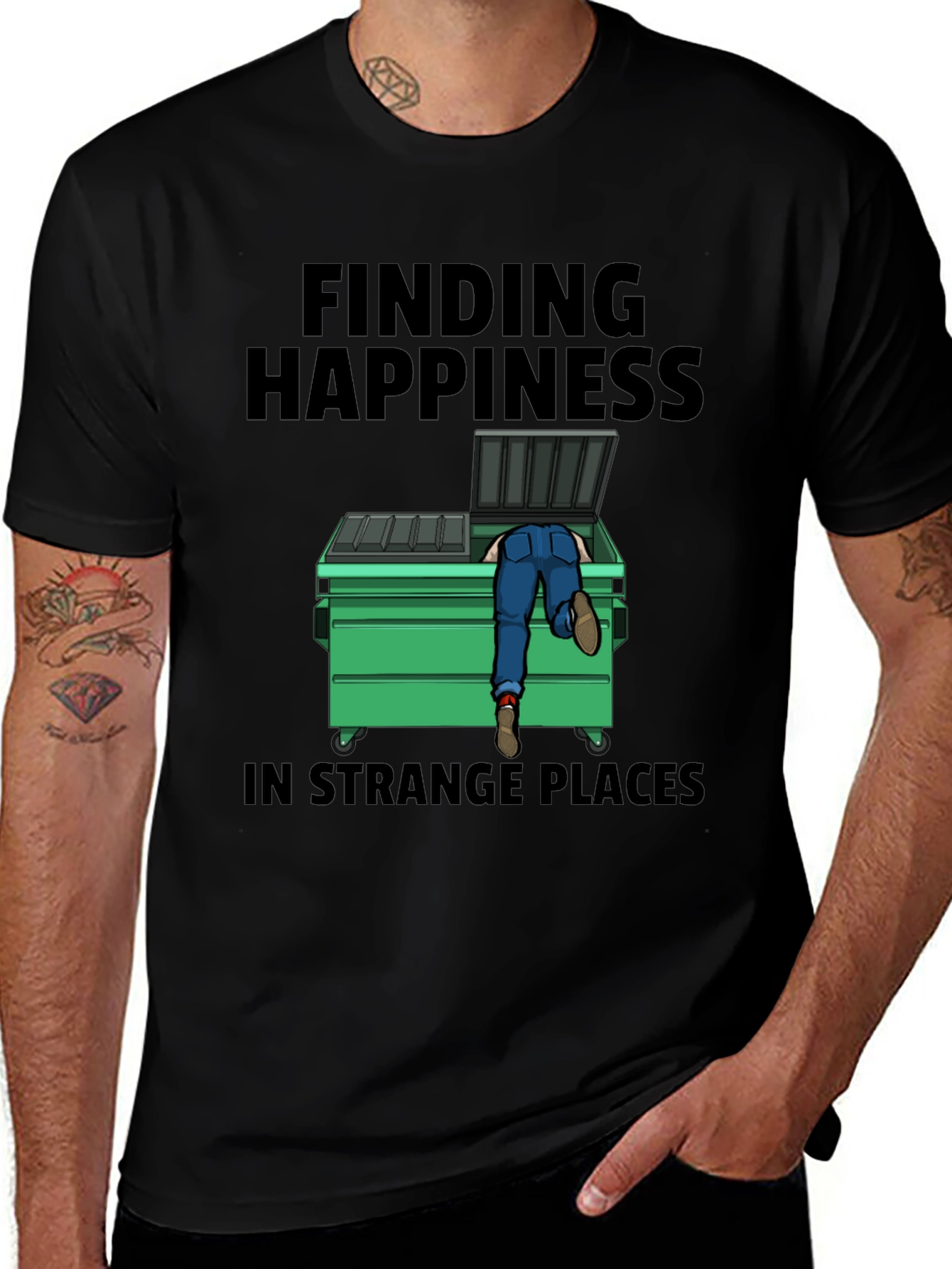 Funny Finding Happiness T-Shirt
