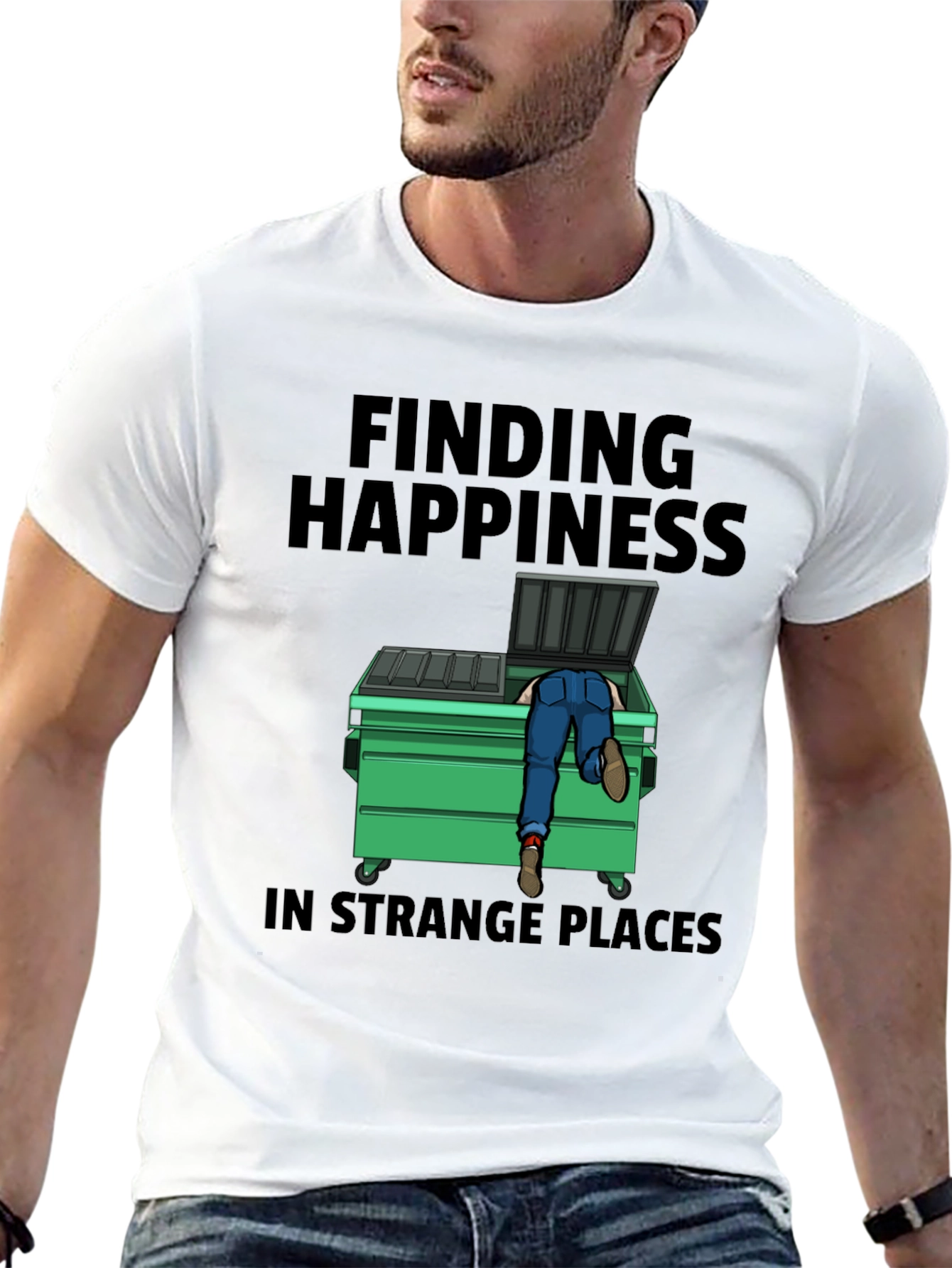 Funny Finding Happiness T-Shirt