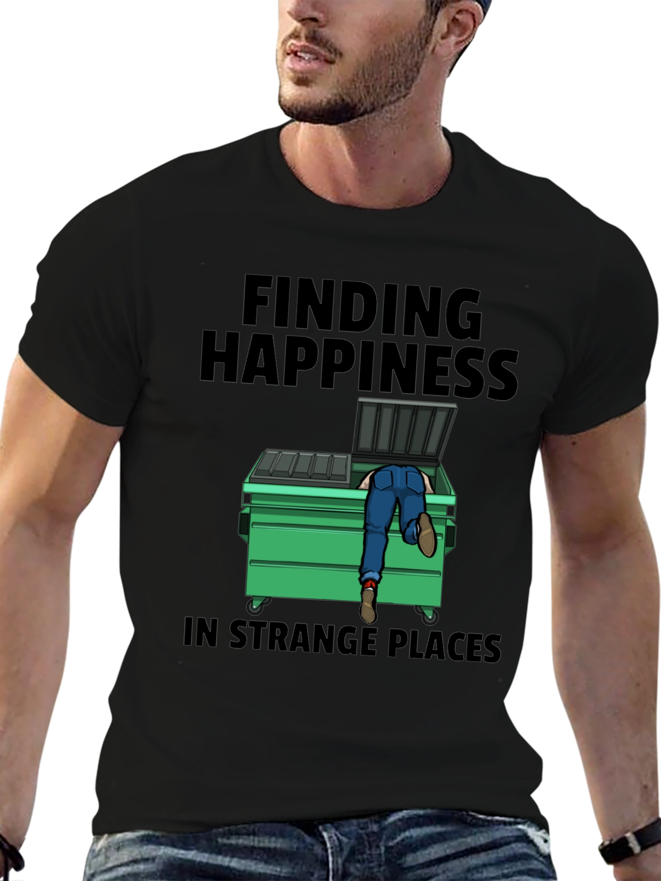 Funny Finding Happiness T-Shirt