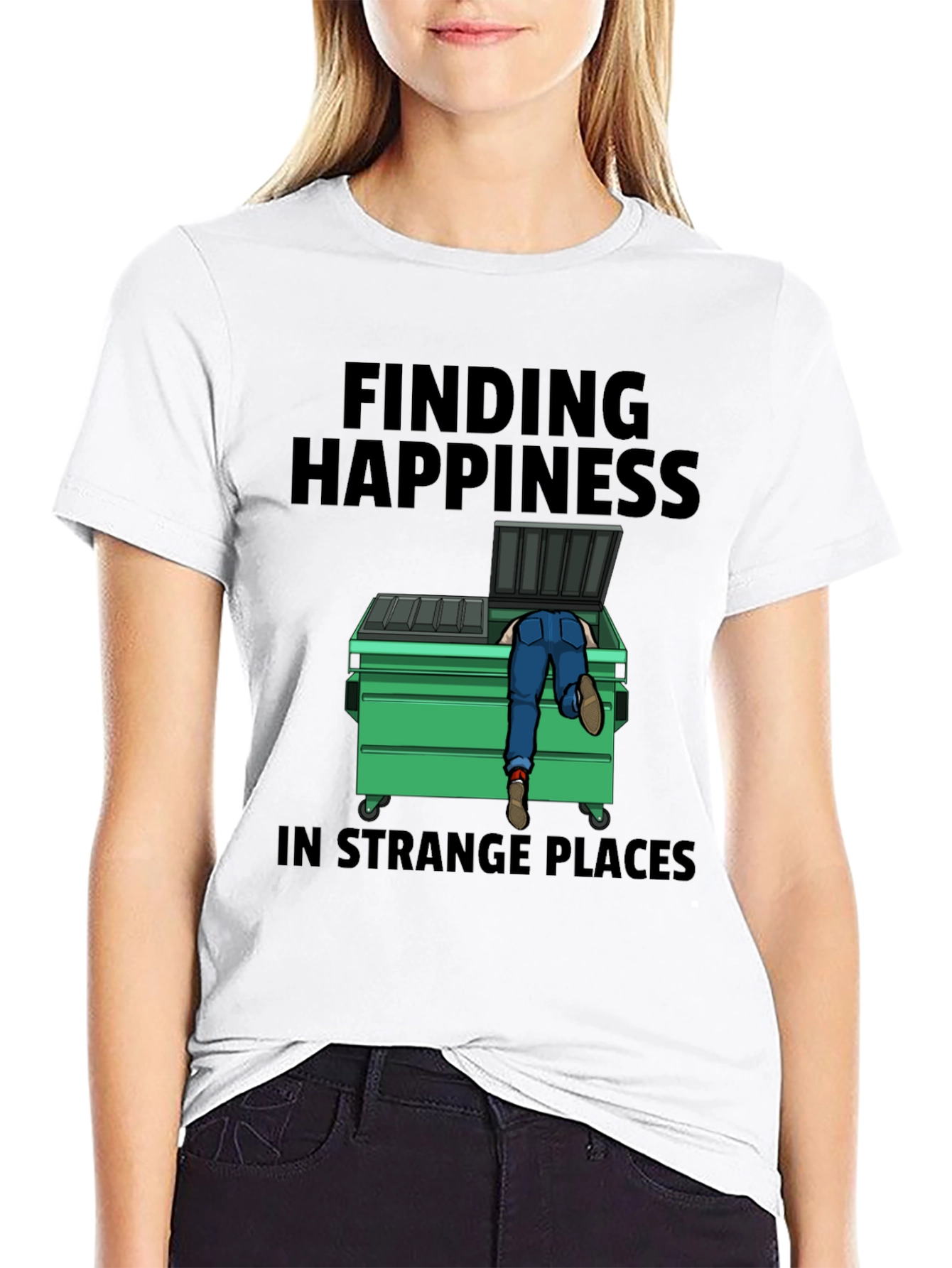 Funny Finding Happiness T-Shirt