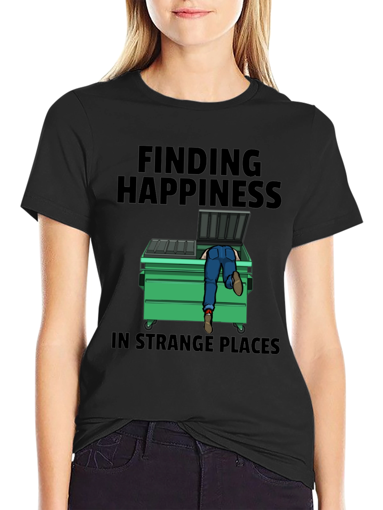 Funny Finding Happiness T-Shirt