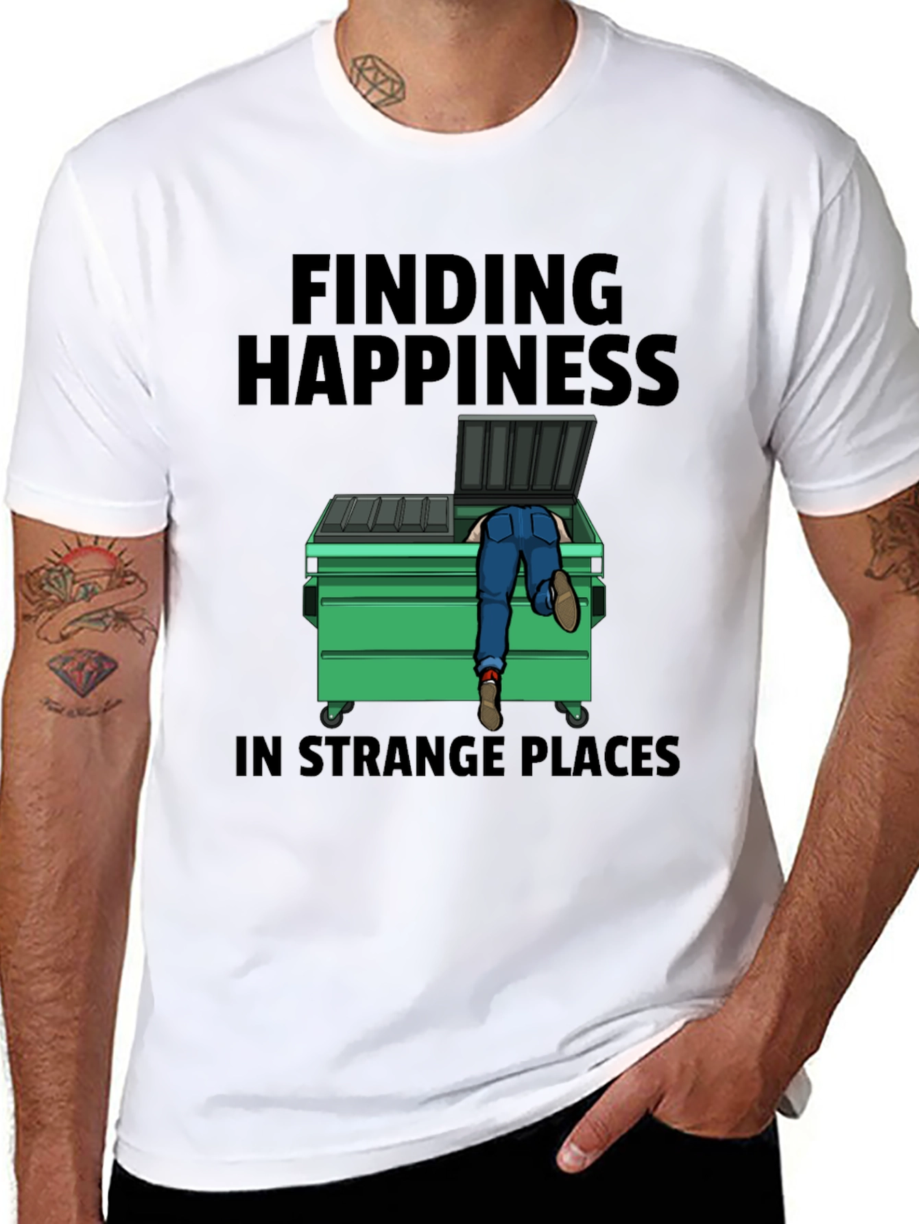 Funny Finding Happiness T-Shirt