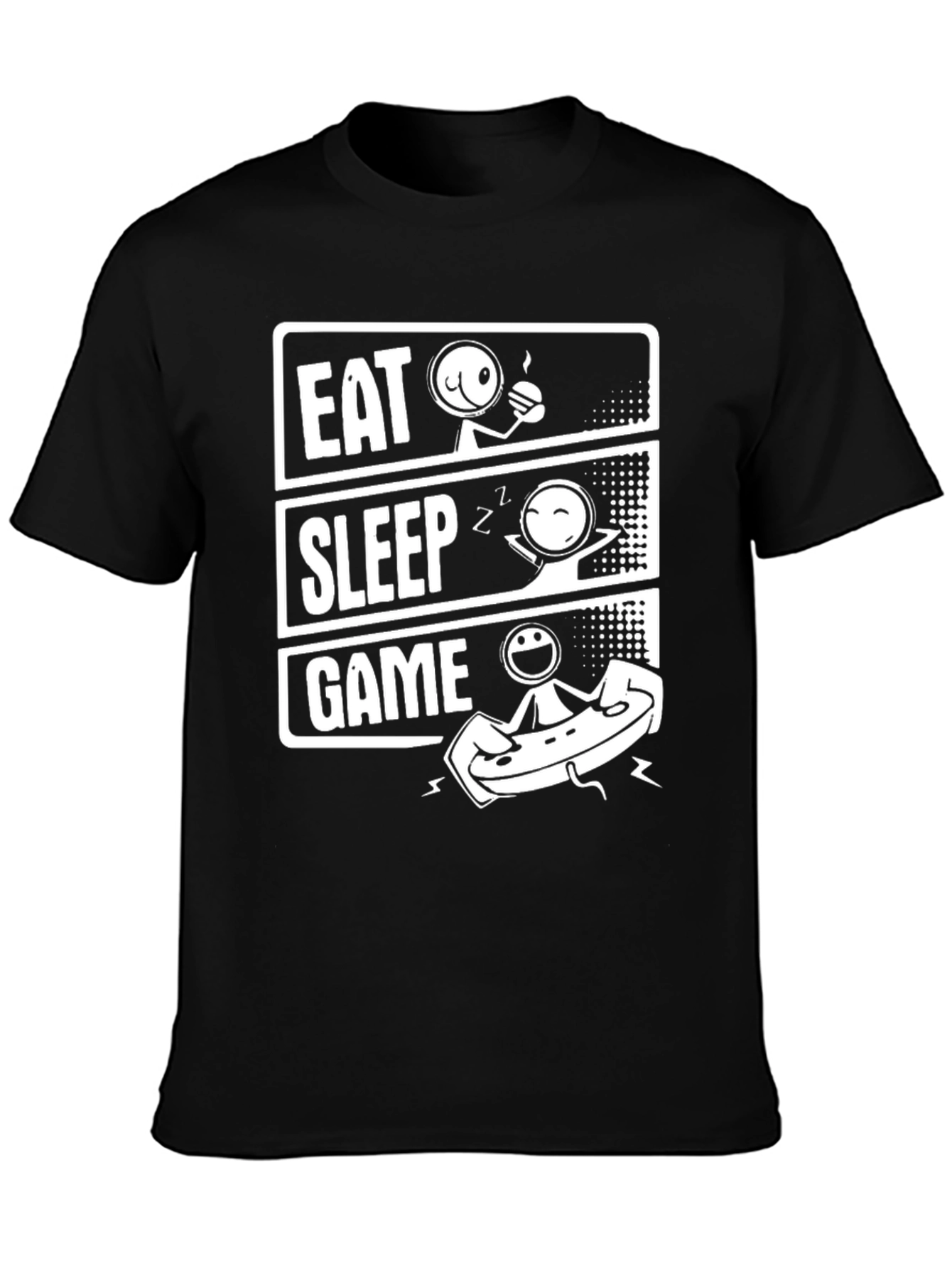 Eat Sleep Game Graphic Tee