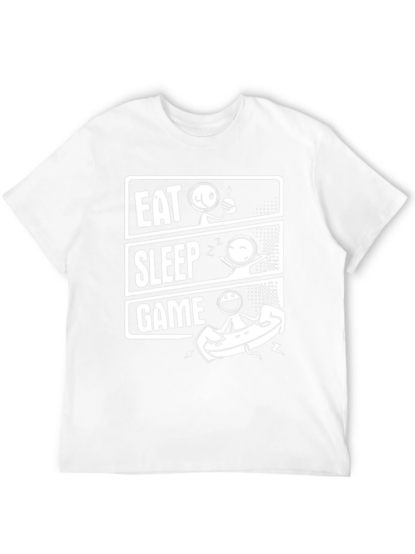 Eat Sleep Game Graphic Tee