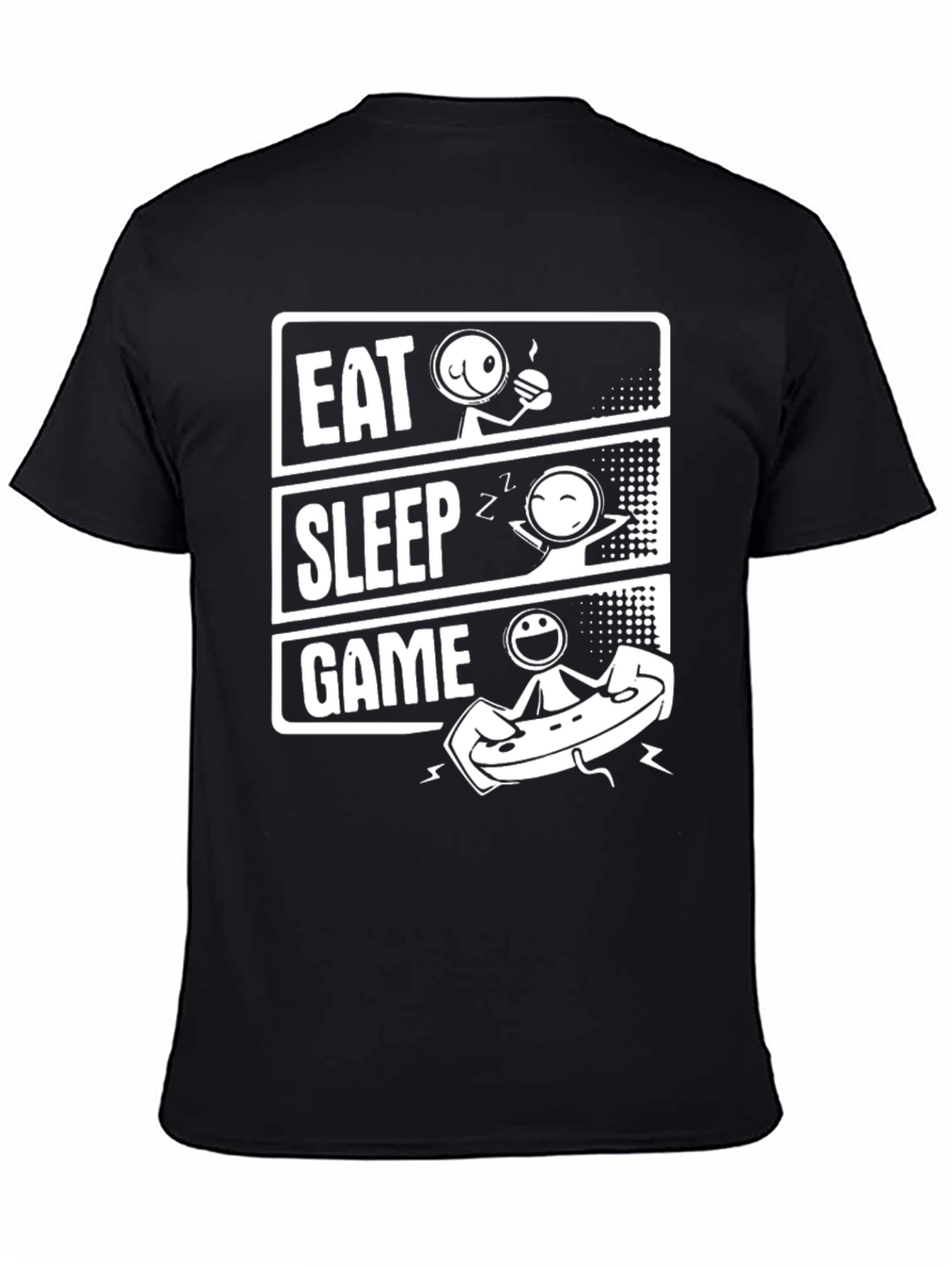 Eat Sleep Game Graphic Tee