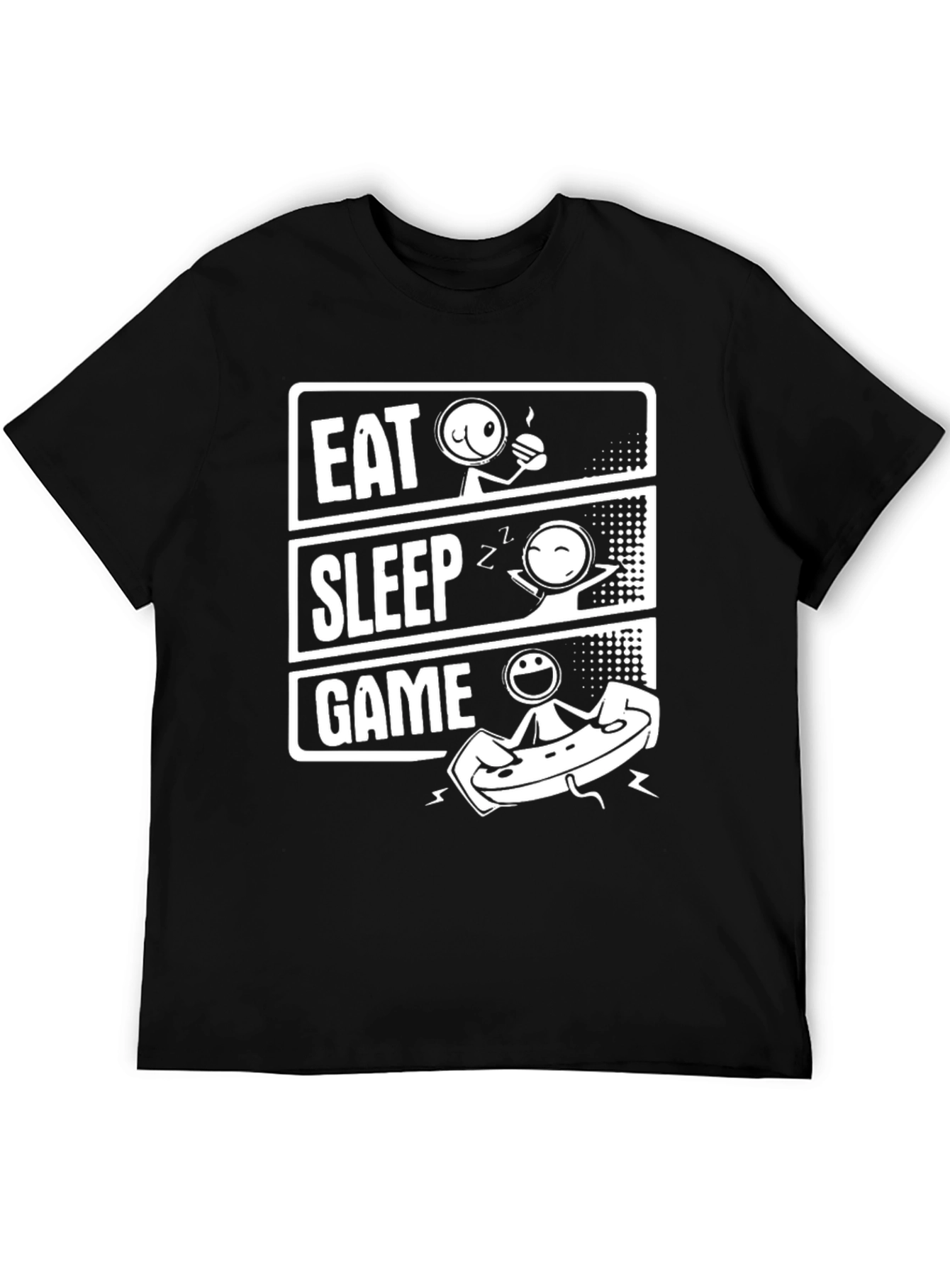 Eat Sleep Game Graphic Tee