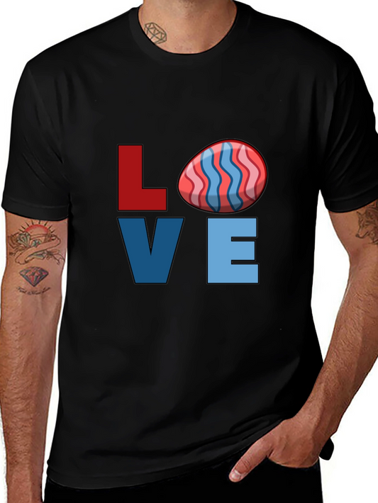 Easter Love T-Shirt - Egg Graphic Tee