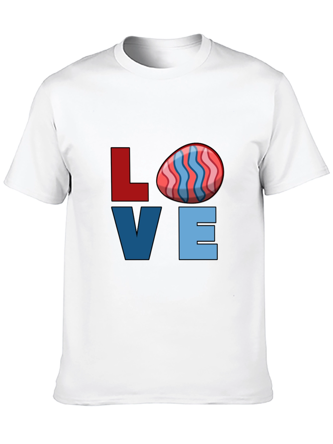 Easter Love T-Shirt - Egg Graphic Tee