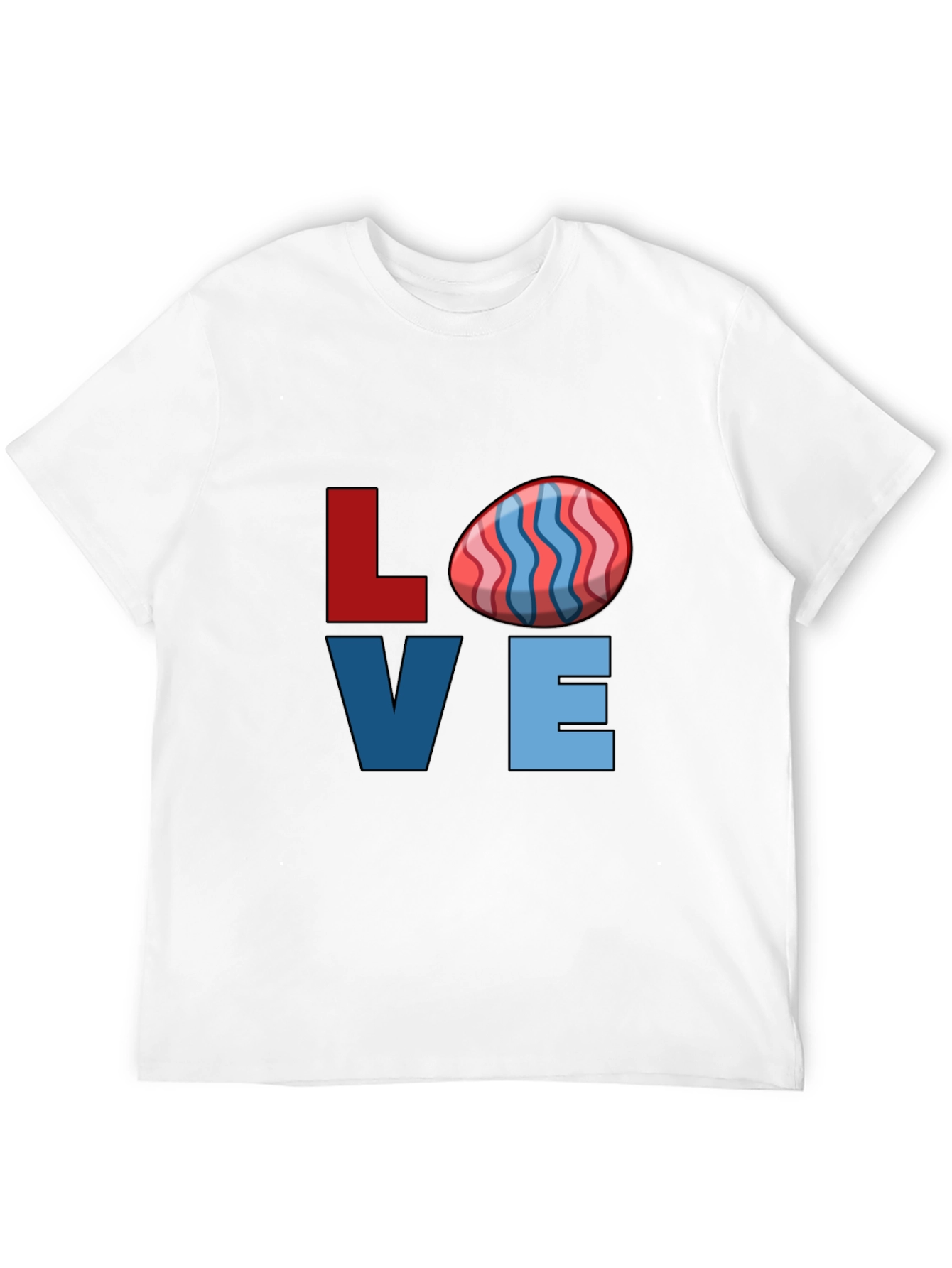 Easter Love T-Shirt - Egg Graphic Tee