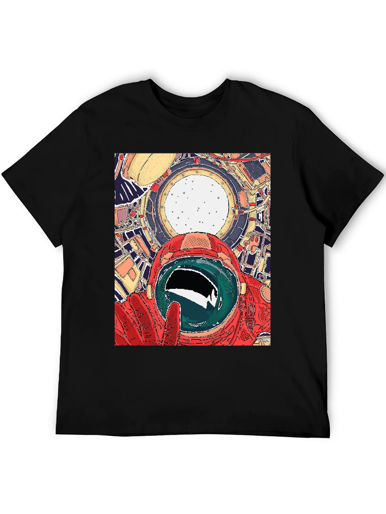 Astronaut Space Art Graphic T-Shirt