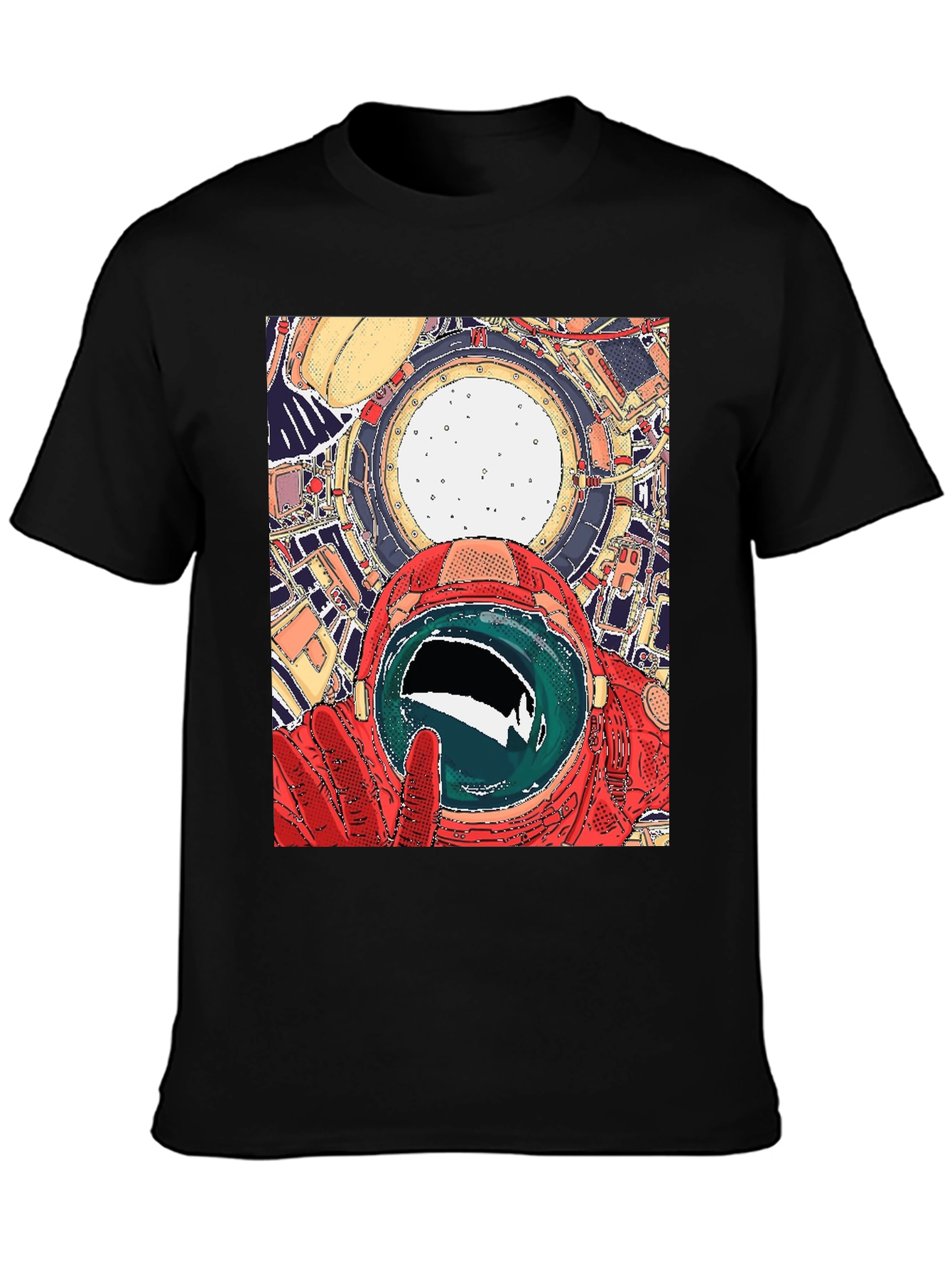 Astronaut Space Art Graphic T-Shirt